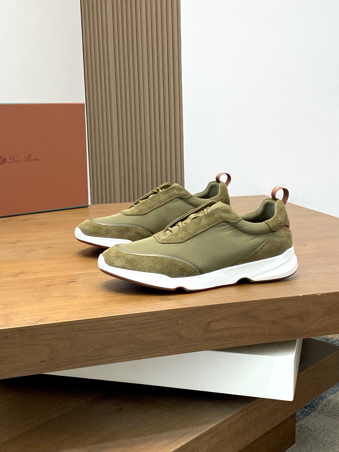 Loropiana Men's Green Suede and Leather Sneakers Size 39-44 4 i1741710583660 6532 0 2