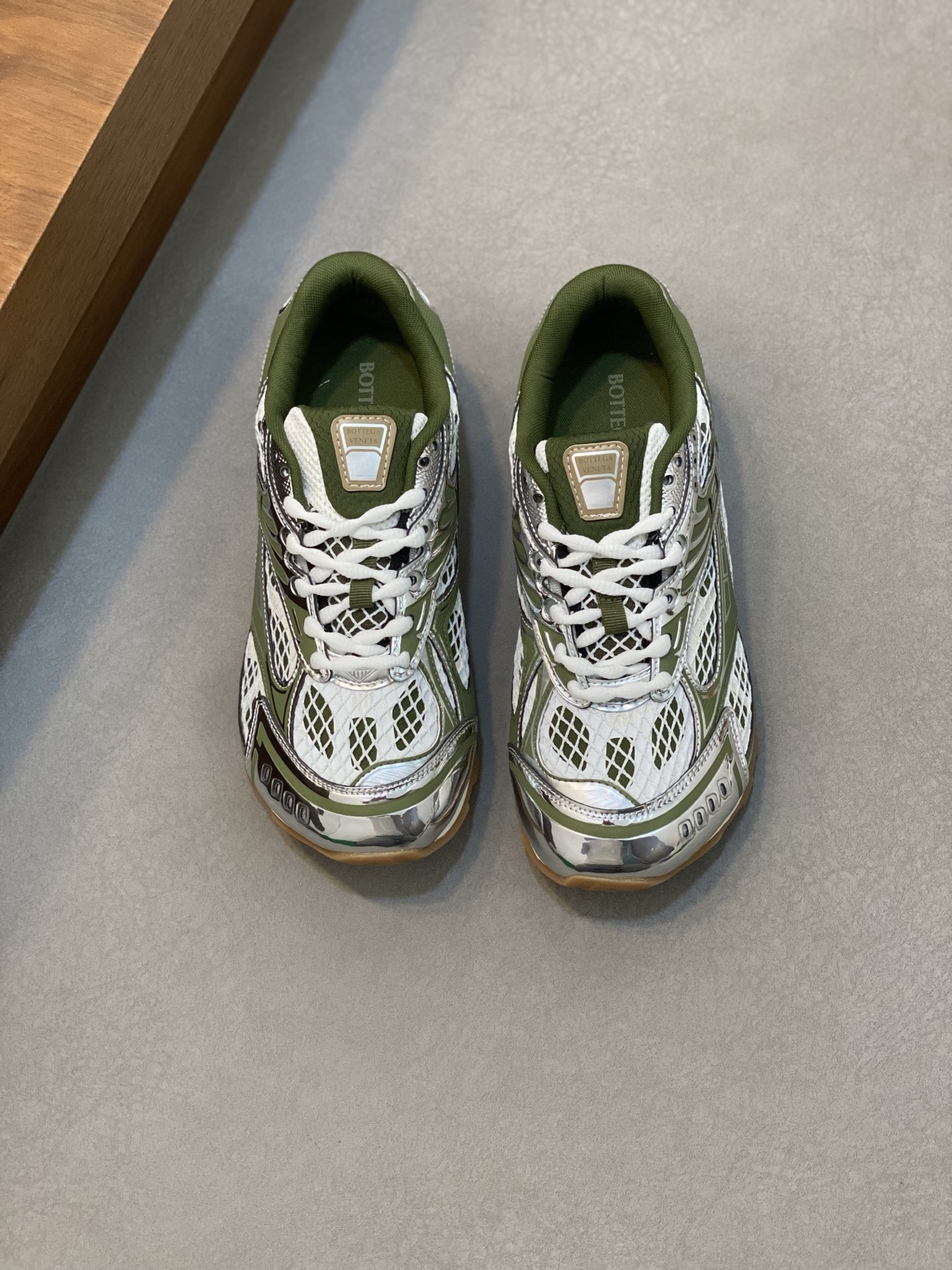 Bottega Veneta Orbit Sneakers Couple Casual Shoes Millennial Retro Style