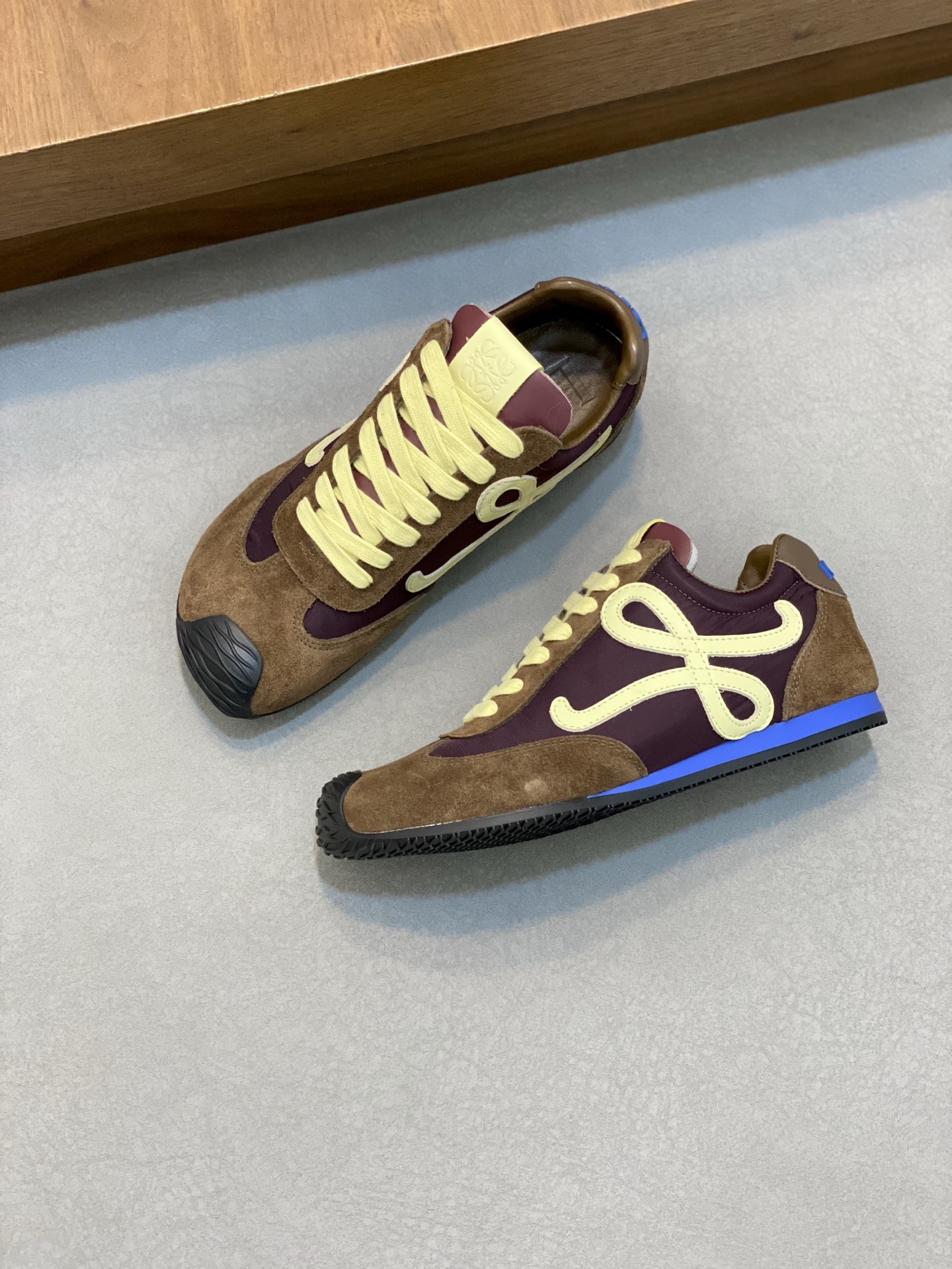 Loewe Ballet Runner 2.0 Sneakers Nylon and Suede Low Top Lace-Up for Couple 6 i1741846331360 7410 0 4
