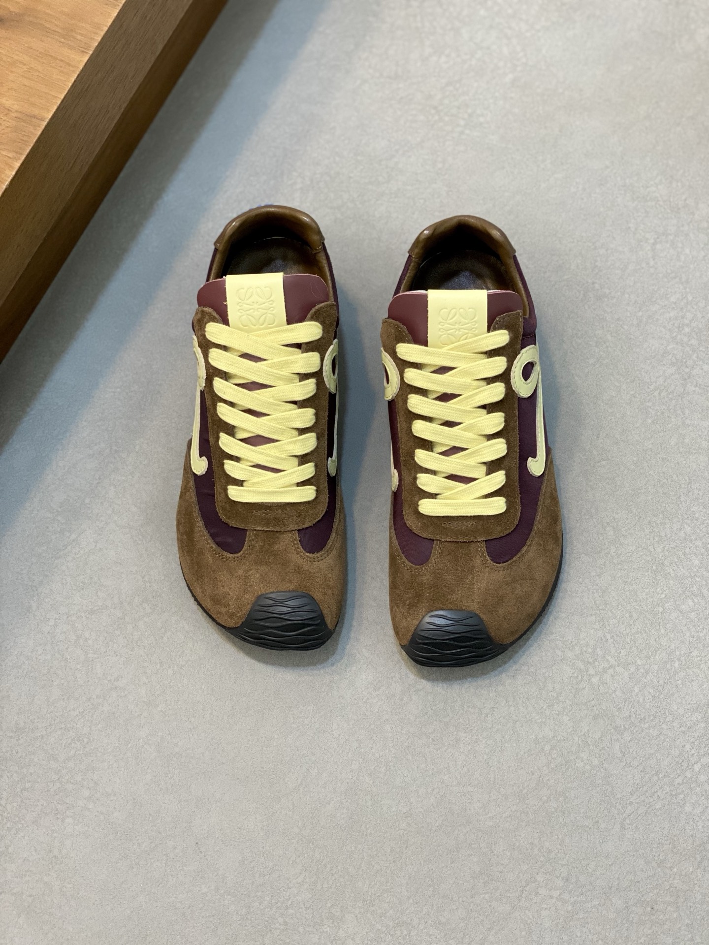 Loewe Ballet Runner 2.0 Sneakers Nylon and Suede Low Top Lace-Up for Couple