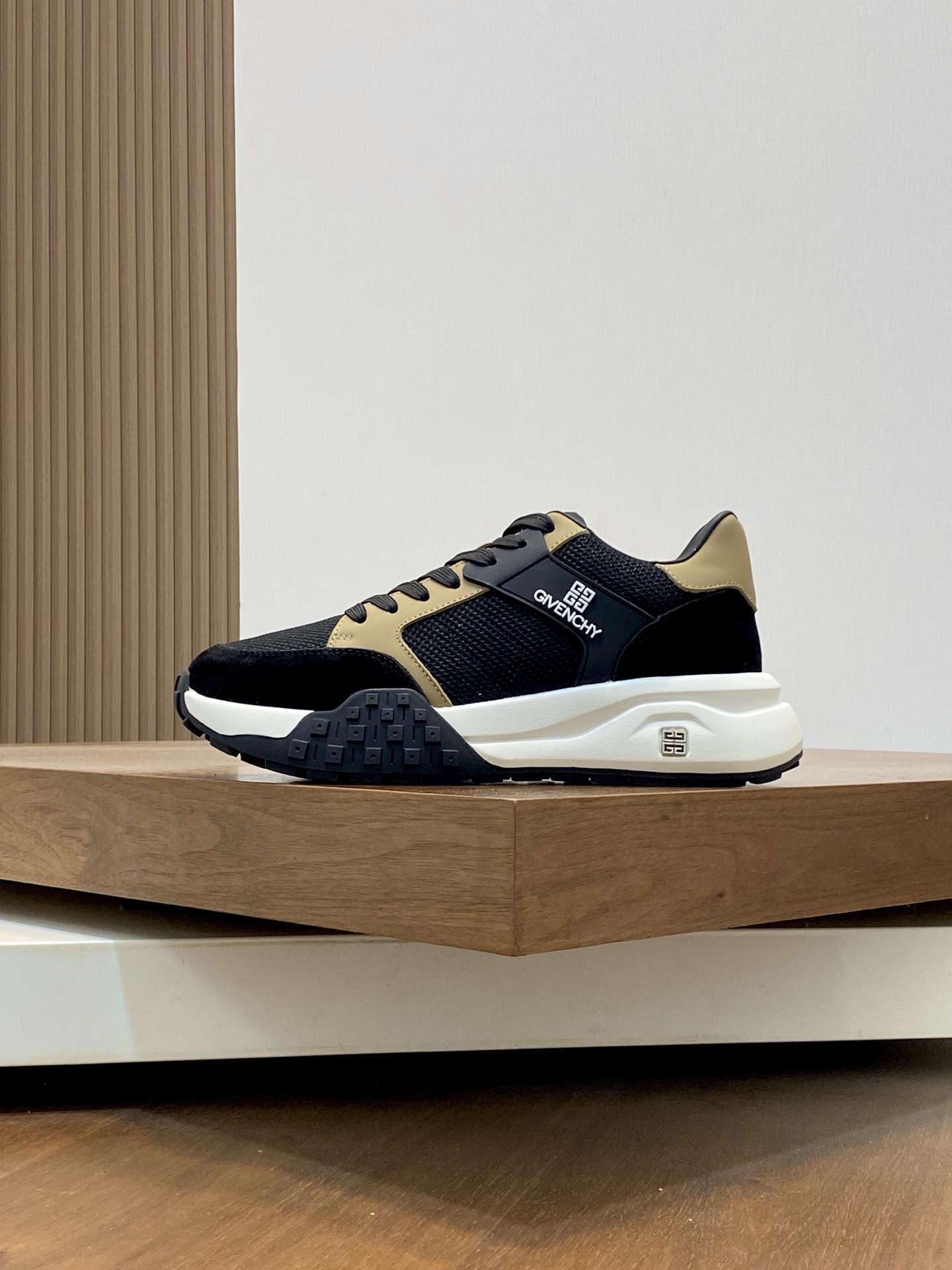 Giv Men's Height Increasing Casual Sneakers in Calfskin and Mesh 3 i1742141691573 7359 0 1