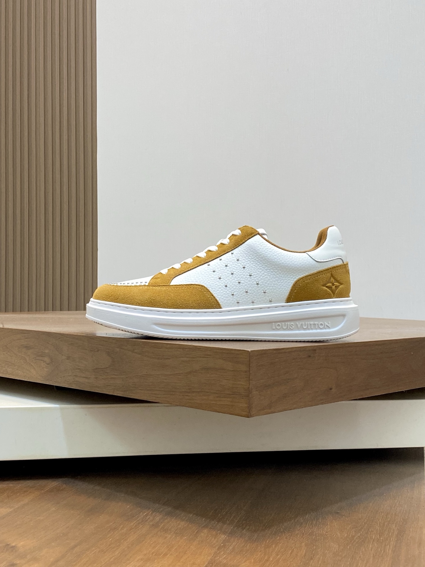 Louis Vuitton Men's Casual Sneakers in White Leather with Monogram Detail 3 i1742141933252 7776 0 1