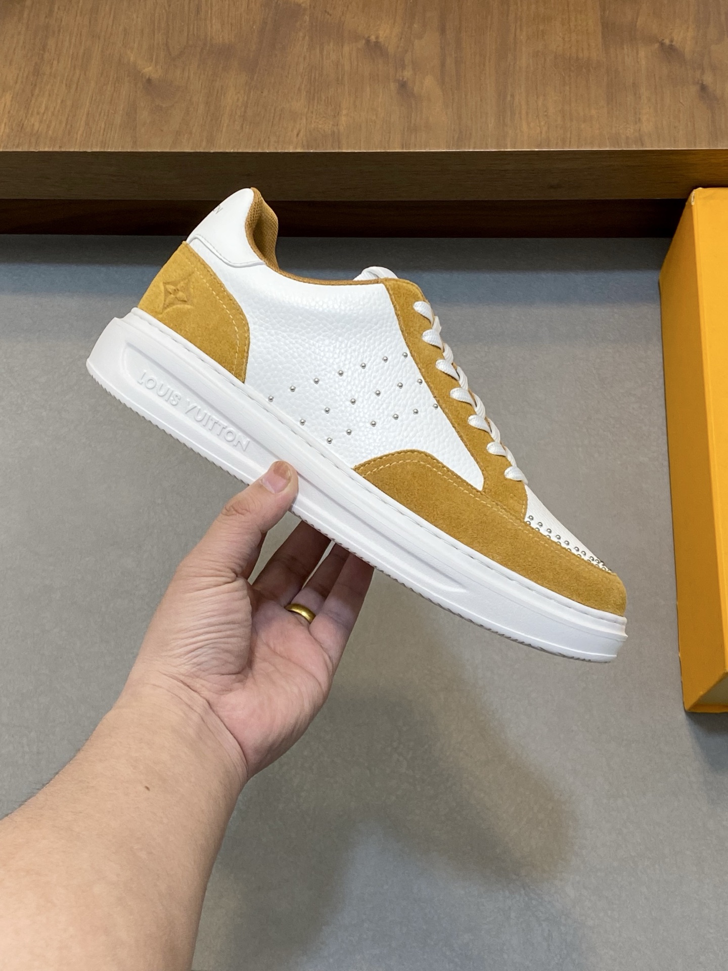 Louis Vuitton Men's Casual Sneakers in White Leather with Monogram Detail 5 i1742141940885 1772 0 3