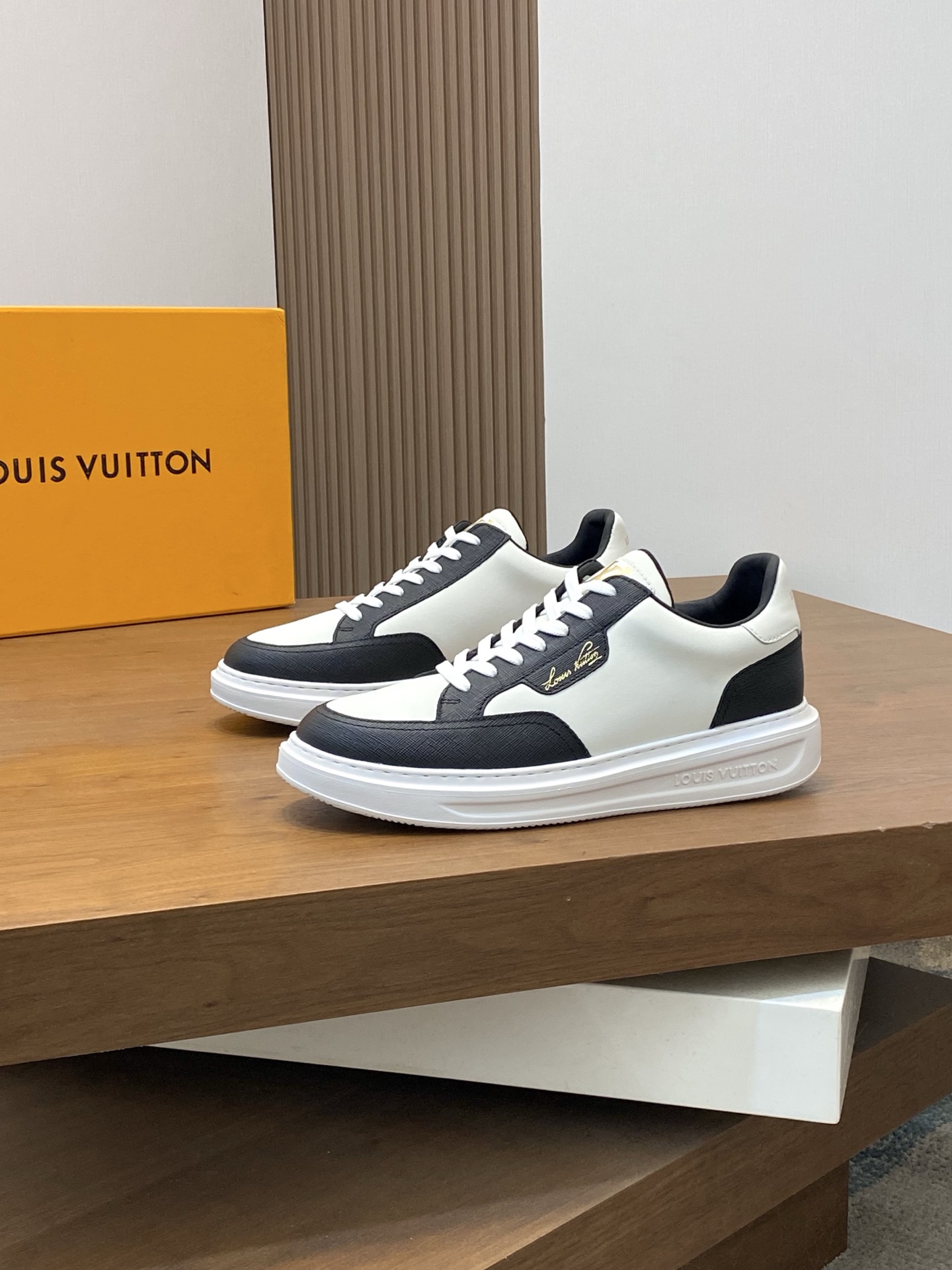 Men's Designer Leather Sneakers | Casual Shoes with Monogram Detail 4 i1742142192385 7368 0 2