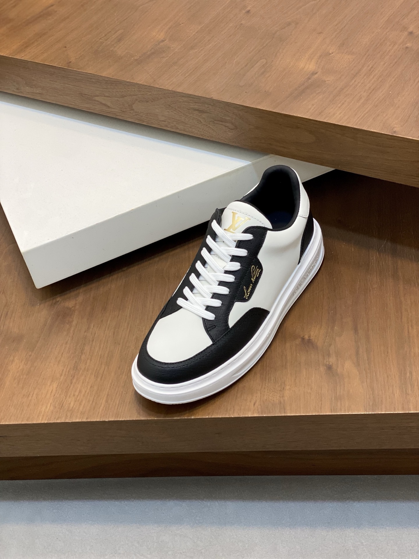 Men's Designer Leather Sneakers | Casual Shoes with Monogram Detail 7 i1742142196843 9821 0 5