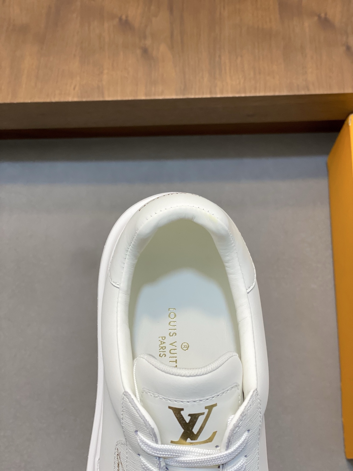 Louis Vuitton Men's White Leather Casual Sneakers with Monogram Detail 8 i1742142323102 6890 0 6