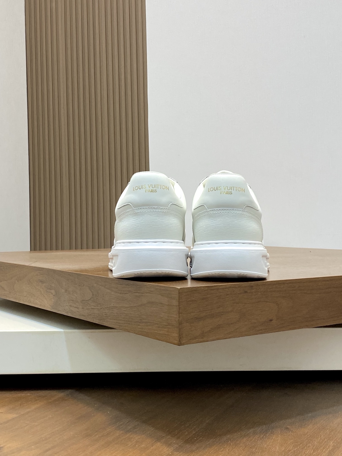 Louis Vuitton Men's White Leather Casual Sneakers with Monogram Detail 9 i1742142329061 7523 0 7