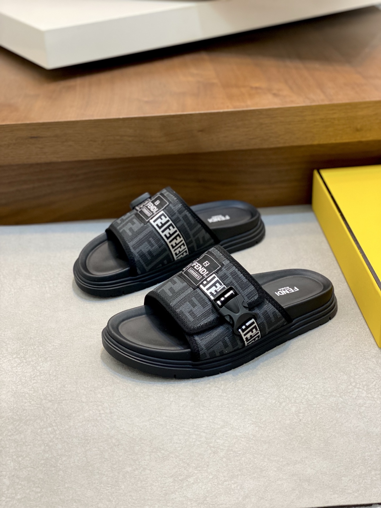 Fendi Monster Slides: Original Imported Hardware & Comfortable Fit (Sizes 39-44) 4 i1742228600975 9273 0 2