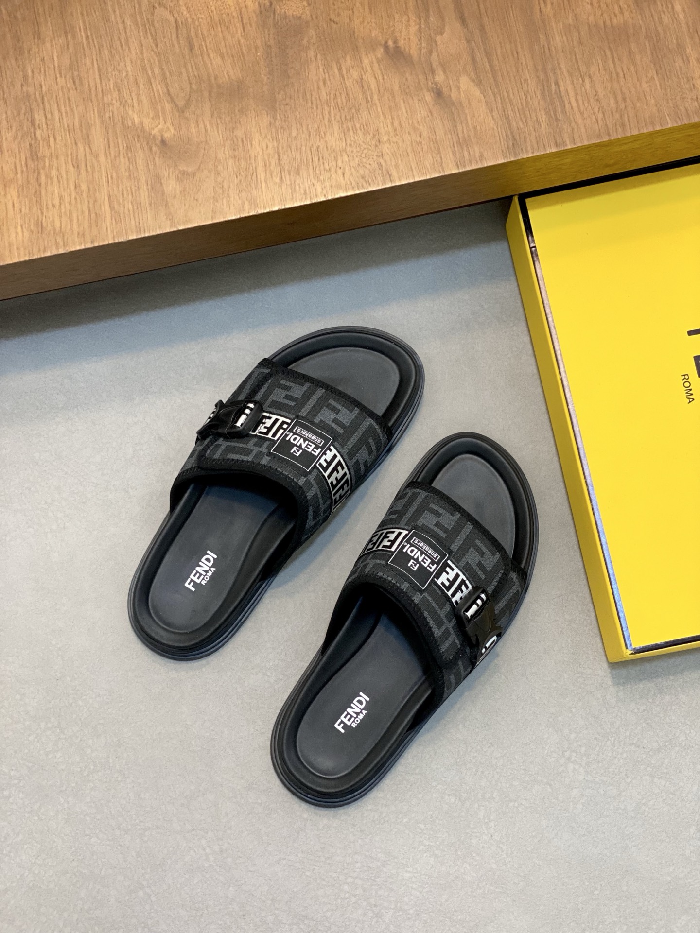 Fendi Monster Slides: Original Imported Hardware & Comfortable Fit (Sizes 39-44) 6 i1742228602494 4070 0 4