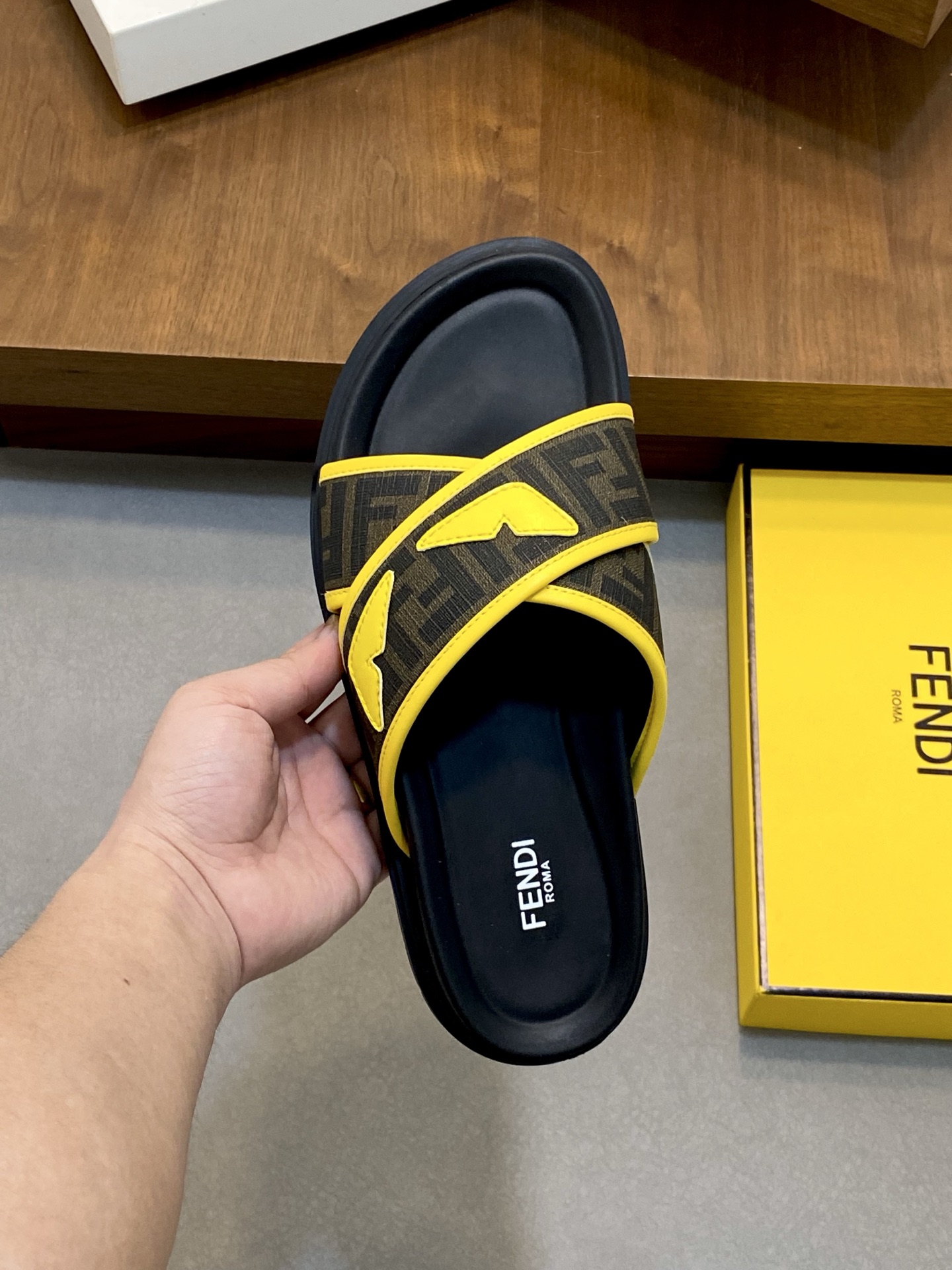 Fendi Monster Slides: Designer Sandals with Signature Eye Design, Sizes 39-44 8 i1742228673433 2734 0 6