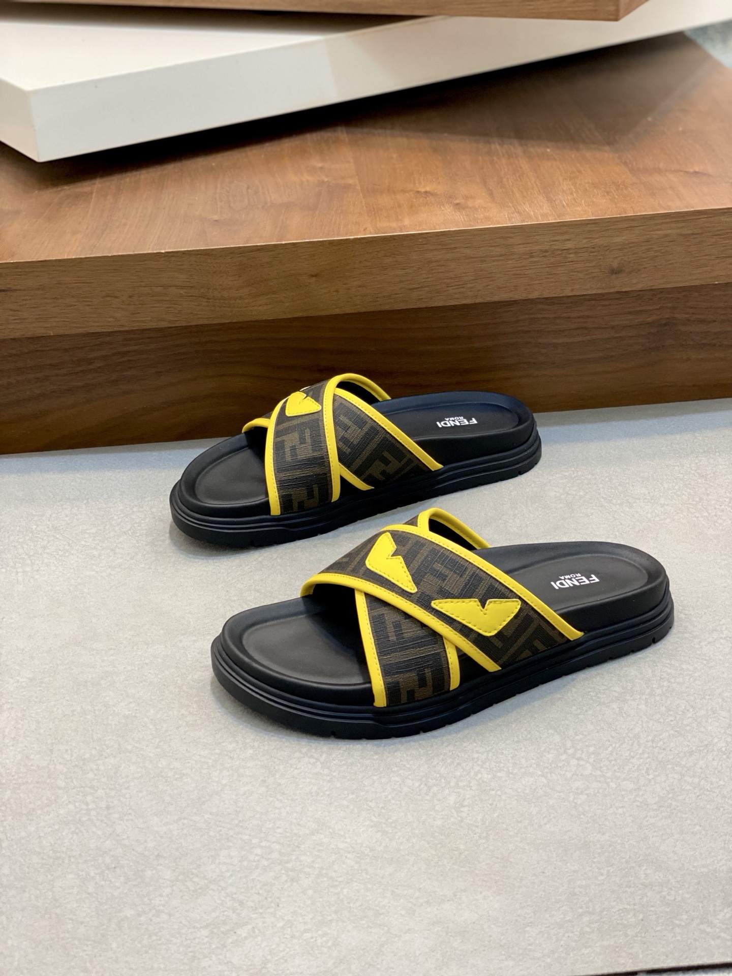 Fendi Monster Slides: Designer Sandals with Signature Eye Design, Sizes 39-44 4 i1742228674917 1545 0 2
