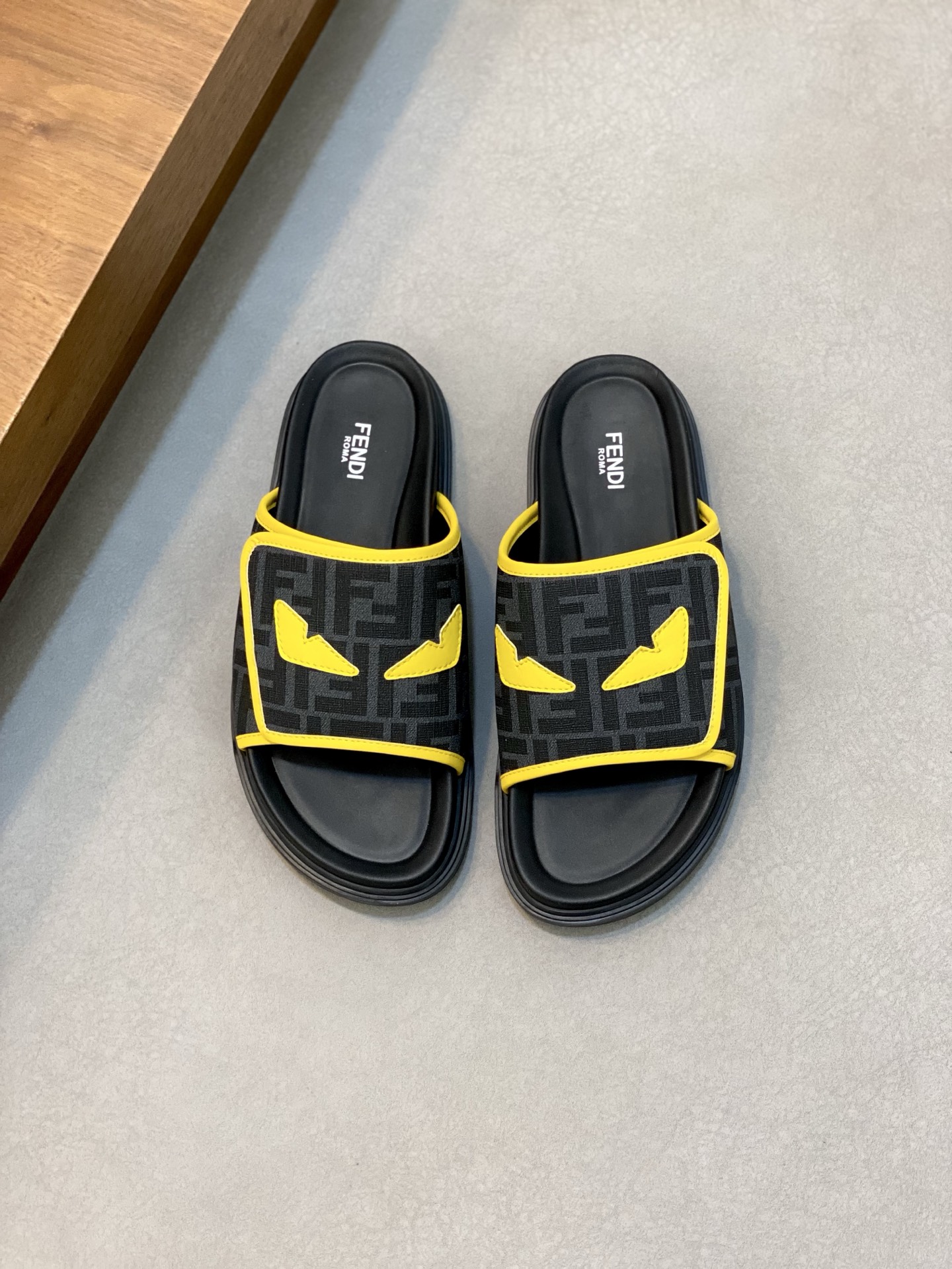 Fendi Little Monster Slides - Original Design, Ultimate Comfort, Sizes 39-44