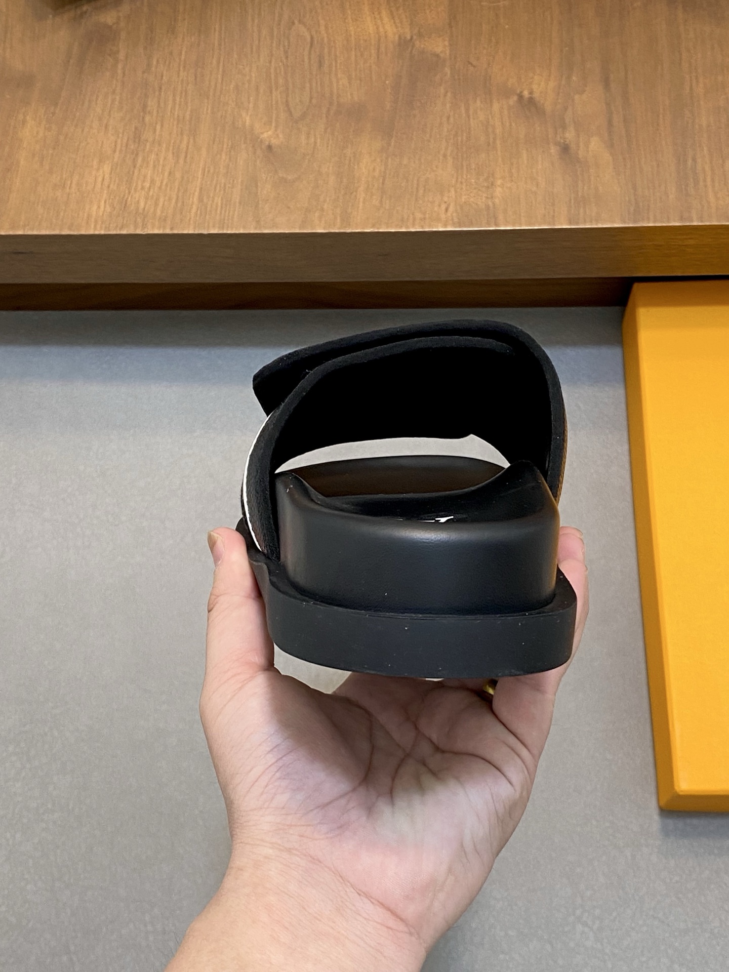 Louis Vuitton Monogram Black Leather Bread Loafer Sandals - Size 39-44 9 i1742229209868 6662 0 7