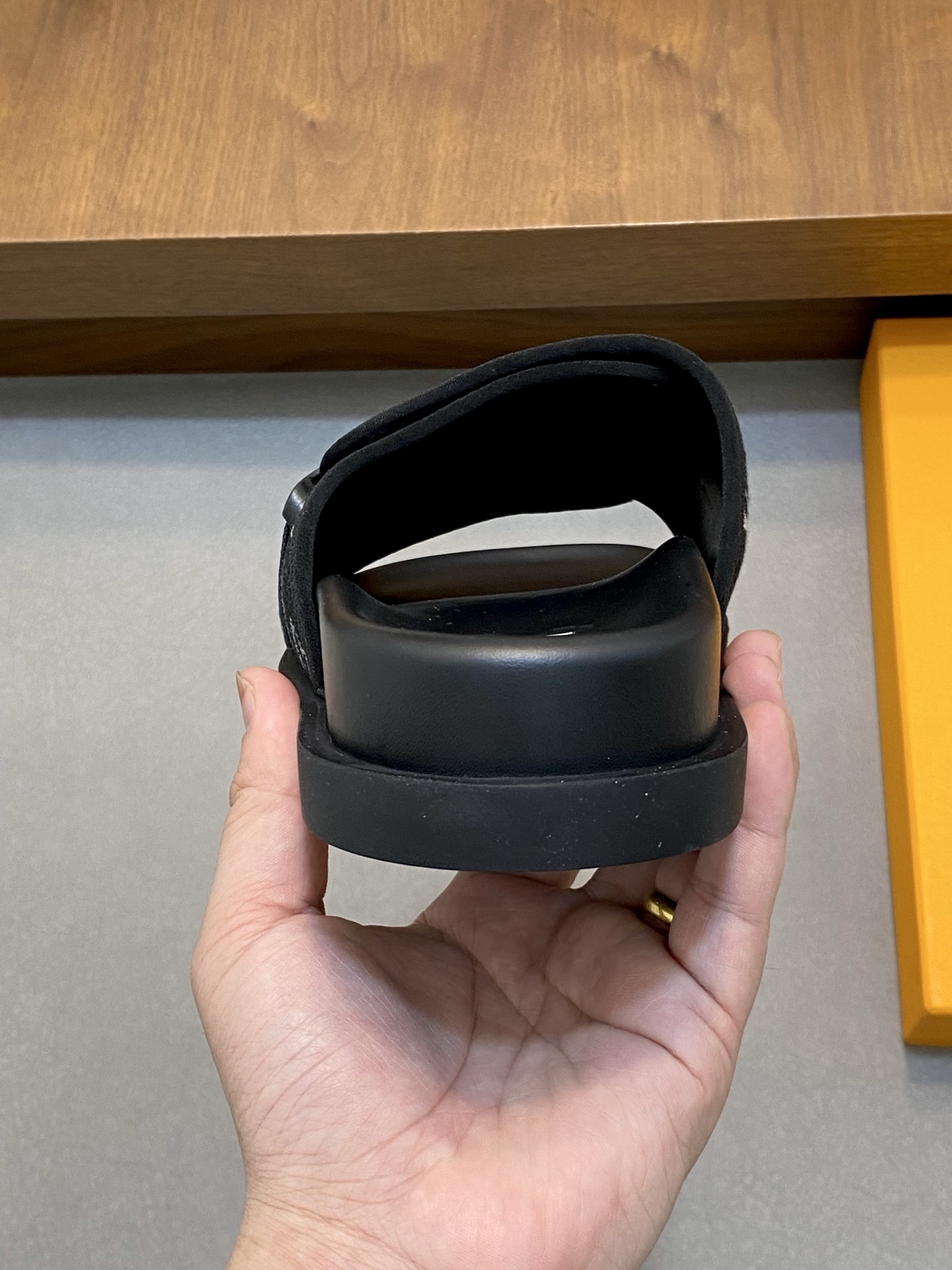 Louis Vuitton Monogram Embossed Rubber Slides Comfortable Sandals 9 i1742229291202 4550 0 7