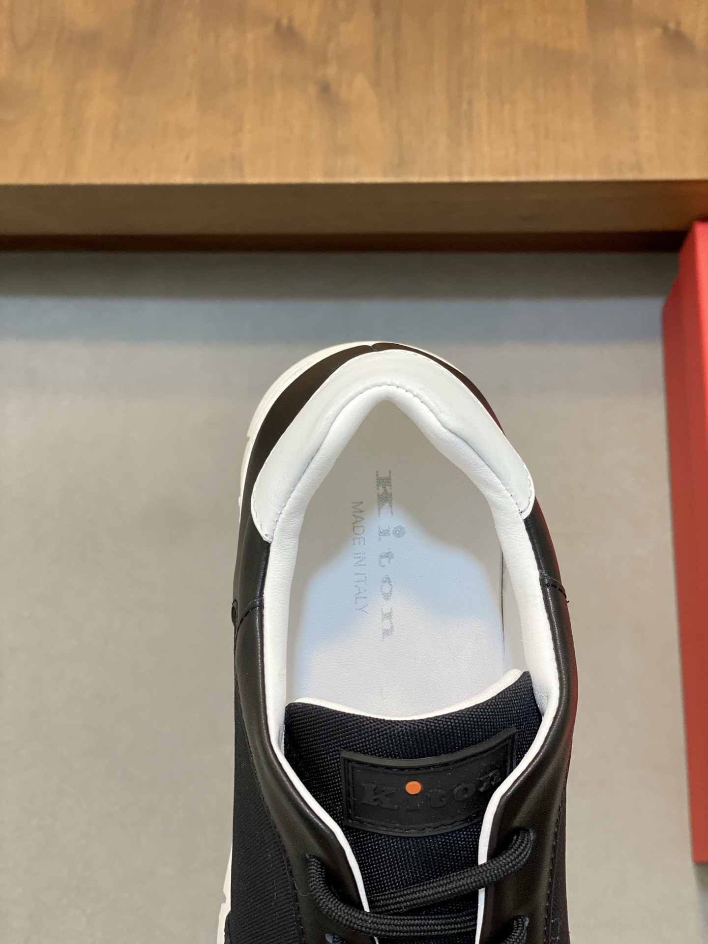 Kiton Men's Black Leather Sneakers - Comfortable & Lightweight Shoes 8 i1742315754388 5819 0 6