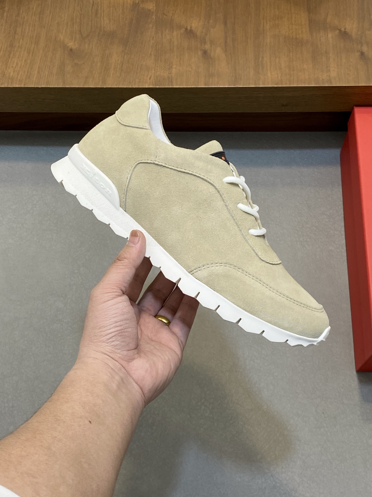 Kiton Men's Suede Leather Casual Sneakers - Comfort & Style (Sizes 39-44) 5 i1742315916037 9731 0 3