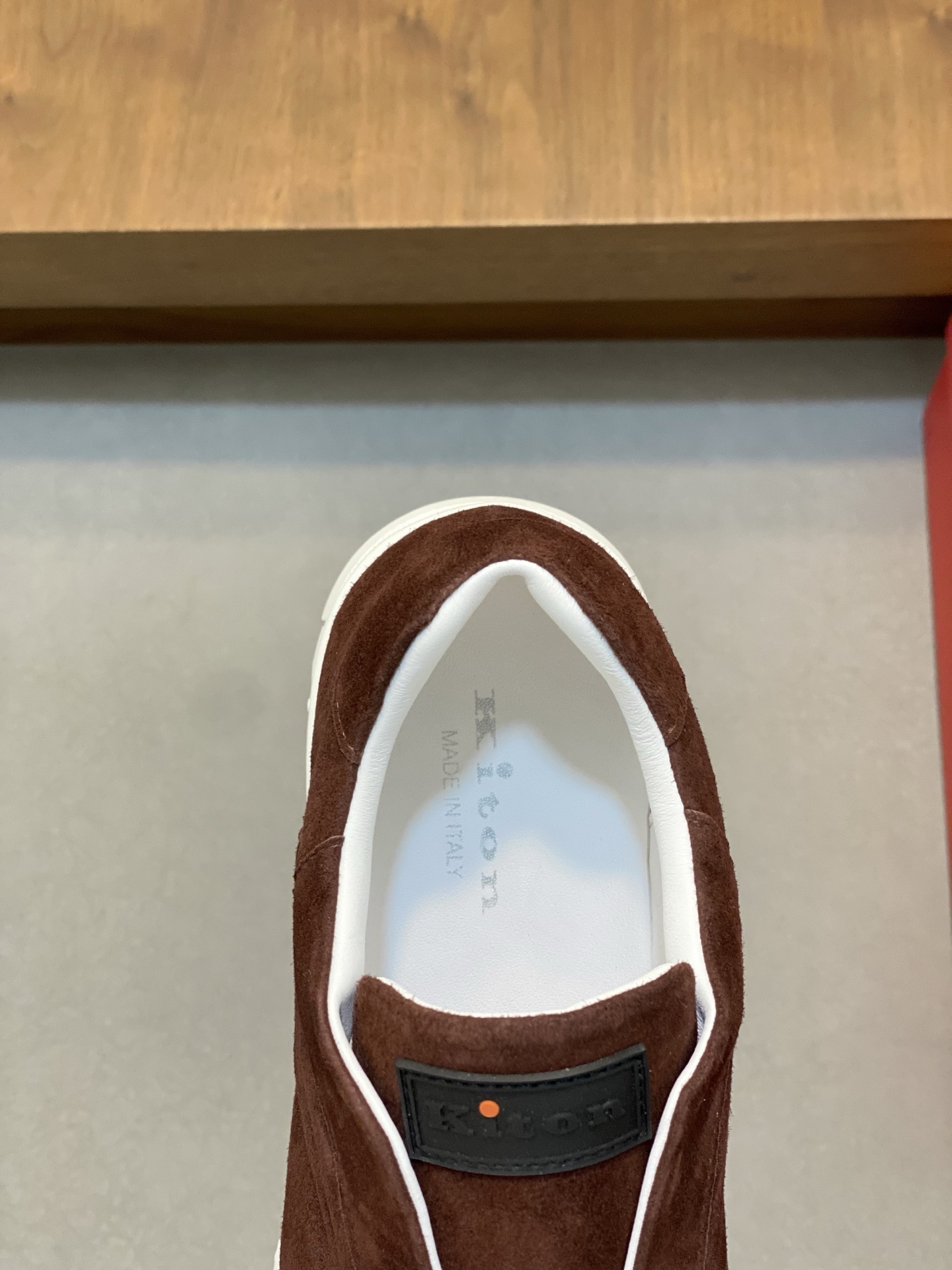 Kiton Men's Brown Suede Leather Slip-On Sneakers Comfortable Lightweight Shoes 8 i1742316013712 9900 0 6