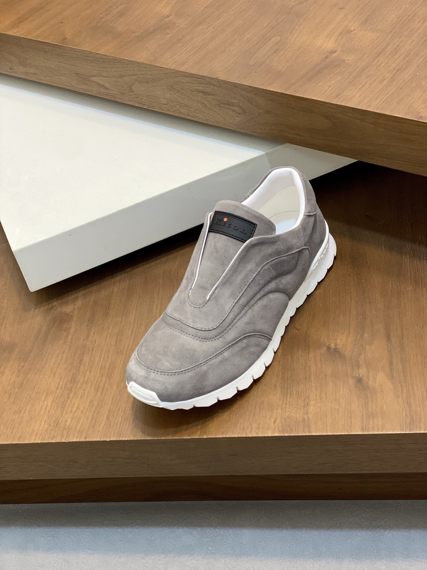 Kiton Men's Suede Slip-On Sneakers - Comfort & Style, Sizes 39-44 7 i1742316035217 2402 0 5