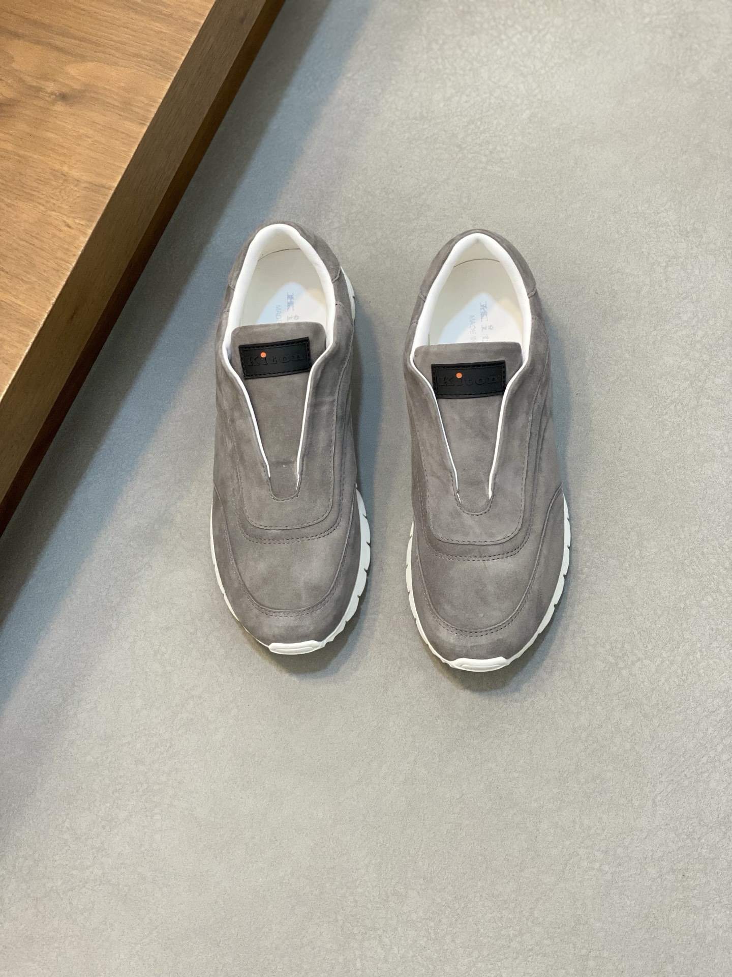 Kiton Men's Suede Slip-On Sneakers - Comfort & Style, Sizes 39-44 2 i1742316035484 9060 0 0