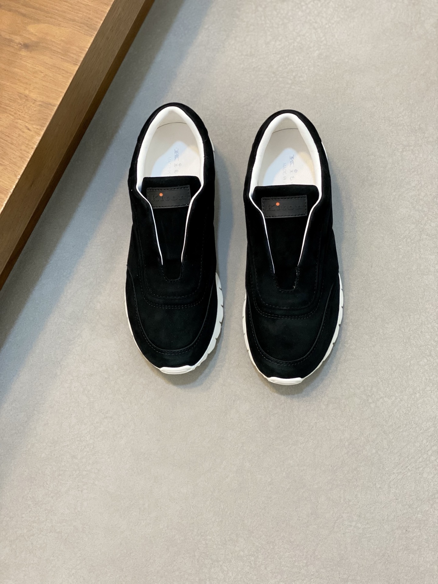 Kiton Men's Suede Leather Slip-On Sneakers - Comfortable & Lightweight 1 Kiton Men's Suede Leather Slip-On Sneakers - Comfortable & Lightweight