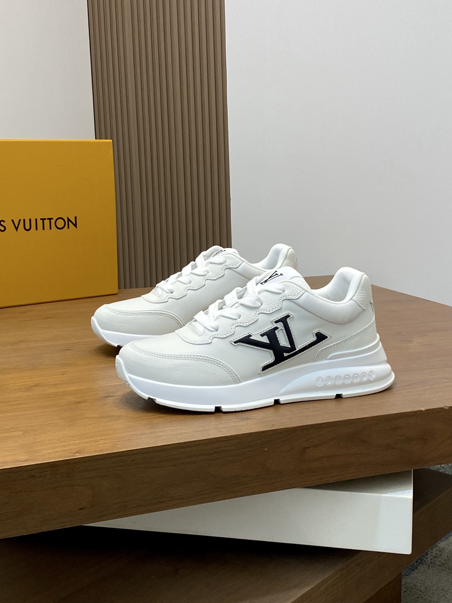 Louis Vuitton Trainer Sneakers White Leather, TPU Outsole, Comfortable Fit 4 i1742316622534 337 0 2