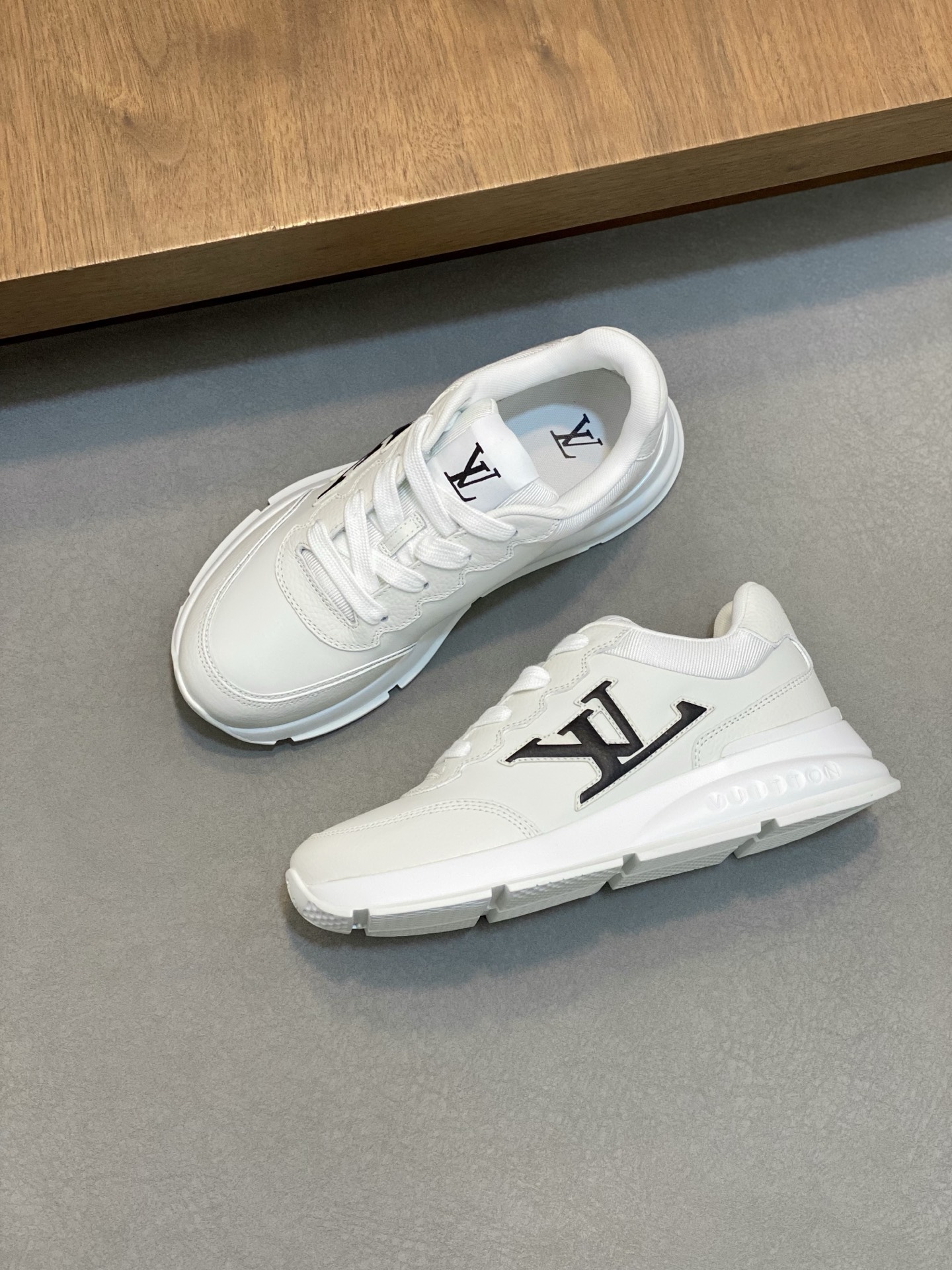 Louis Vuitton Trainer Sneakers White Leather, TPU Outsole, Comfortable Fit 6 i1742316622722 2498 0 4