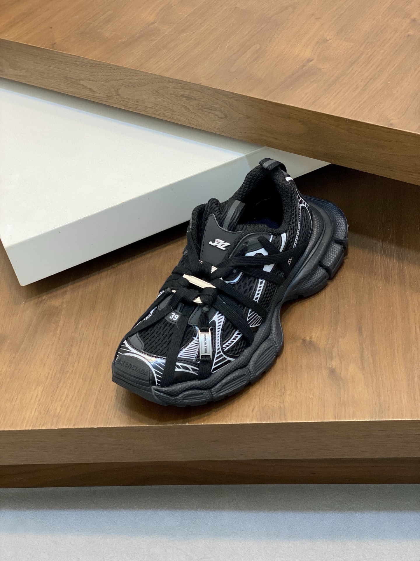 Balenciaga 3XL Extreme Laces Sneakers Black, Retro Style, Comfortable Fit 7 i1742401064203 9822 0 5