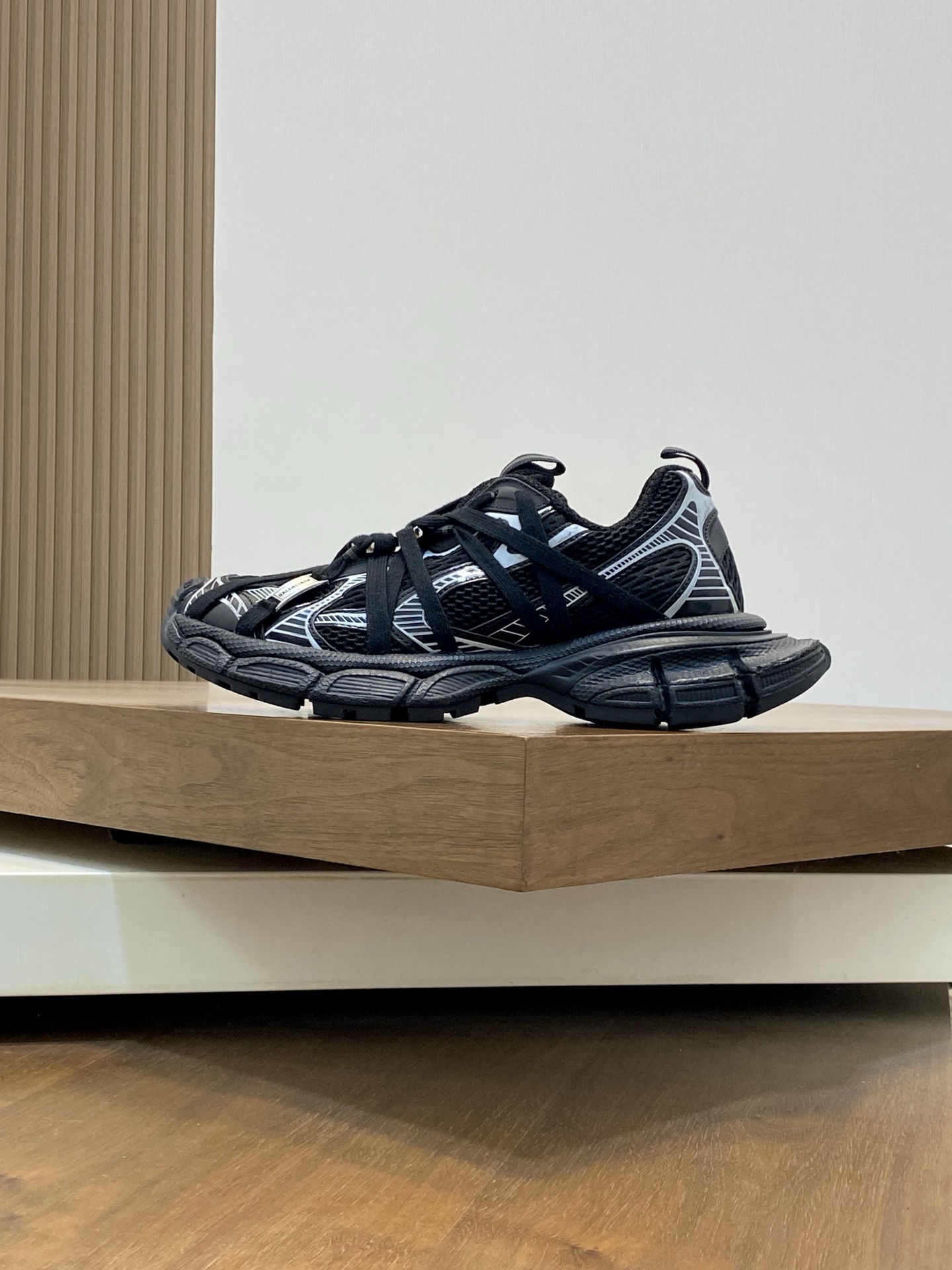 Balenciaga 3XL Extreme Laces Sneakers Black, Retro Style, Comfortable Fit 3 i1742401070103 3919 0 1