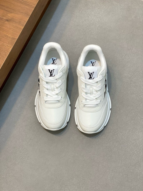 Louis Vuitton Trainer Sneaker White Leather, Breathable Mesh, Comfortable Fit 1 Louis Vuitton Trainer Sneaker White Leather, Breathable Mesh, Comfortable Fit