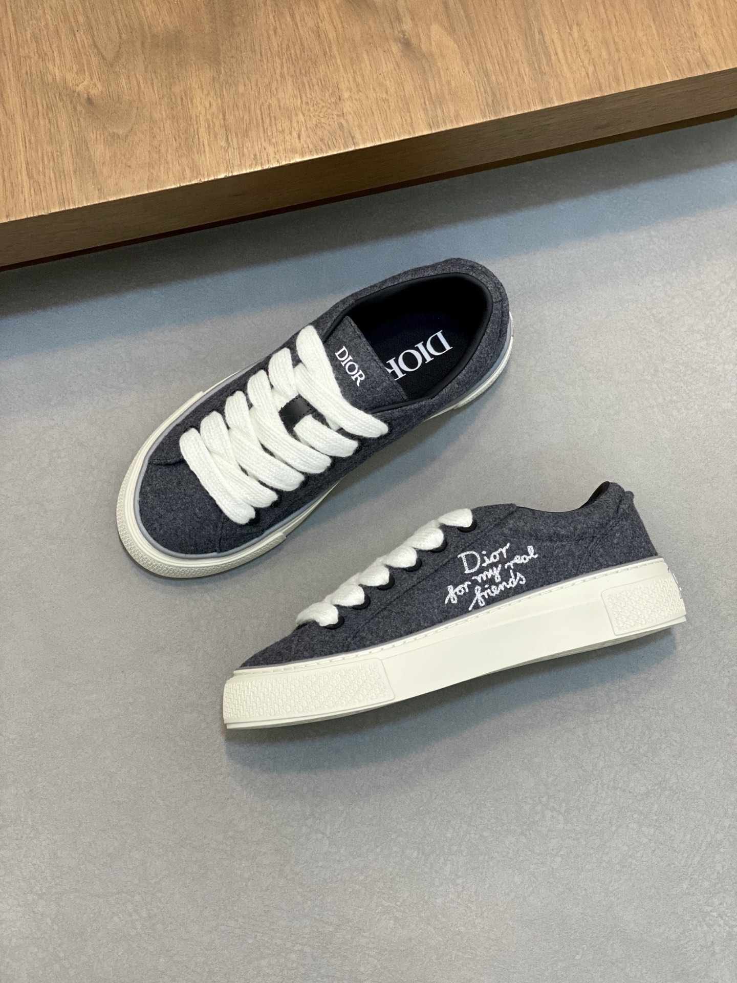 Dior B33 Oblique Jacquard Sneakers, Navy Blue and White, Size 39-44 6 i1742574485940 5063 0 4