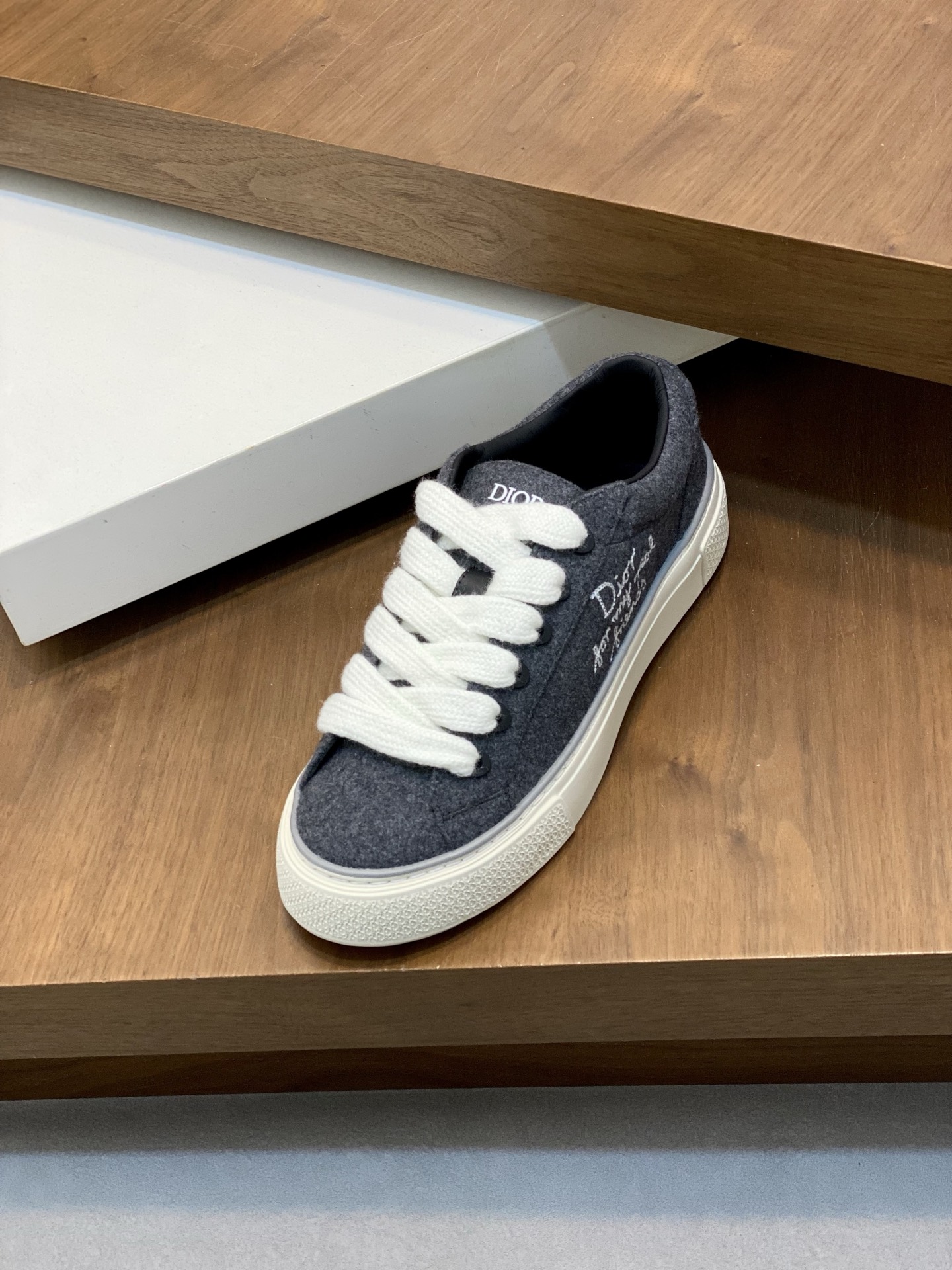 Dior B33 Oblique Jacquard Sneakers, Navy Blue and White, Size 39-44 7 i1742574493760 8351 0 5
