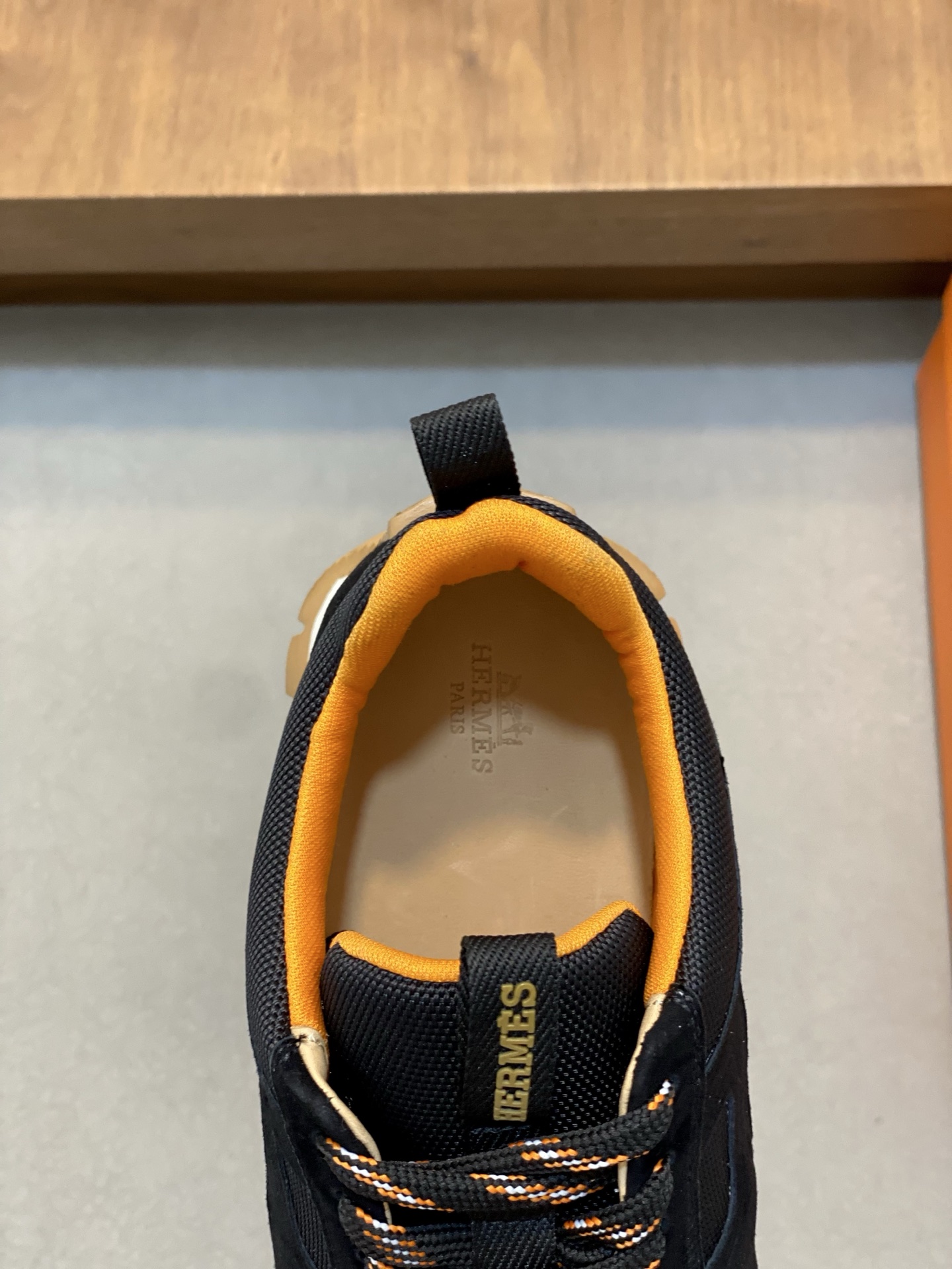 [HERMES] Hermes - Calidad de gama alta Original único - Superior: Napa de piel de becerro con malla 