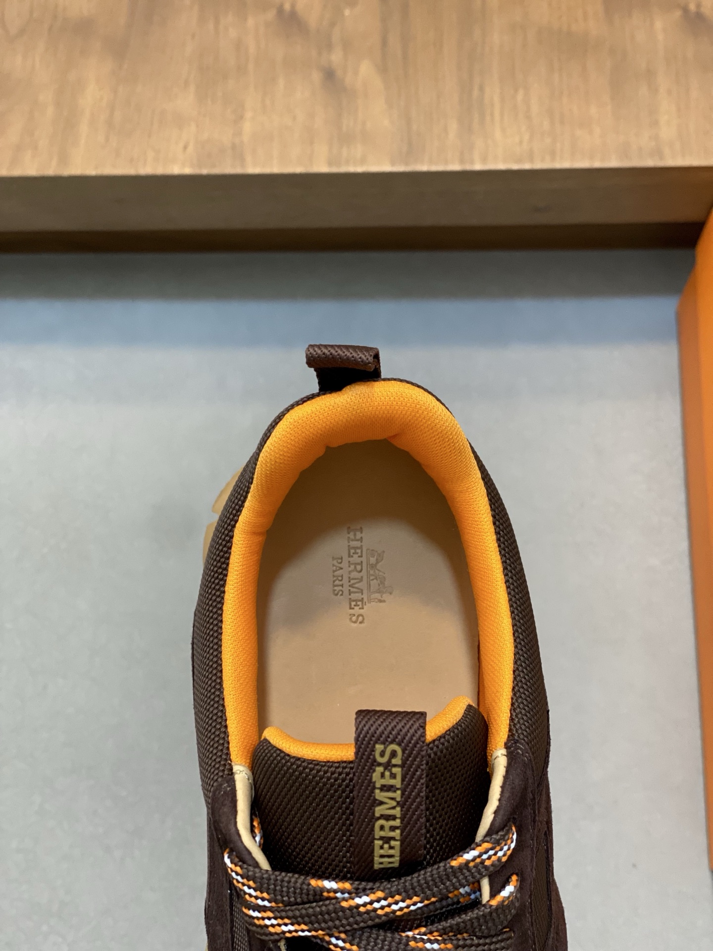 [HERMES] Hermes - Calidad de gama alta Original único - Superior: Napa de piel de becerro con malla 