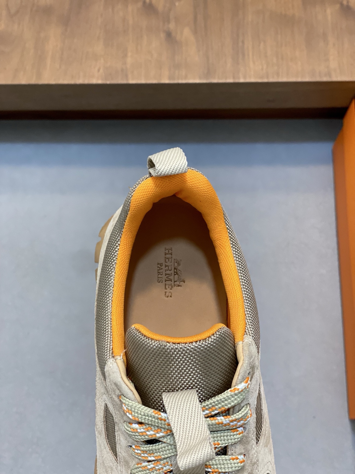 [HERMES] Hermes - Calidad de gama alta Original único - Superior: Napa de piel de becerro con malla 