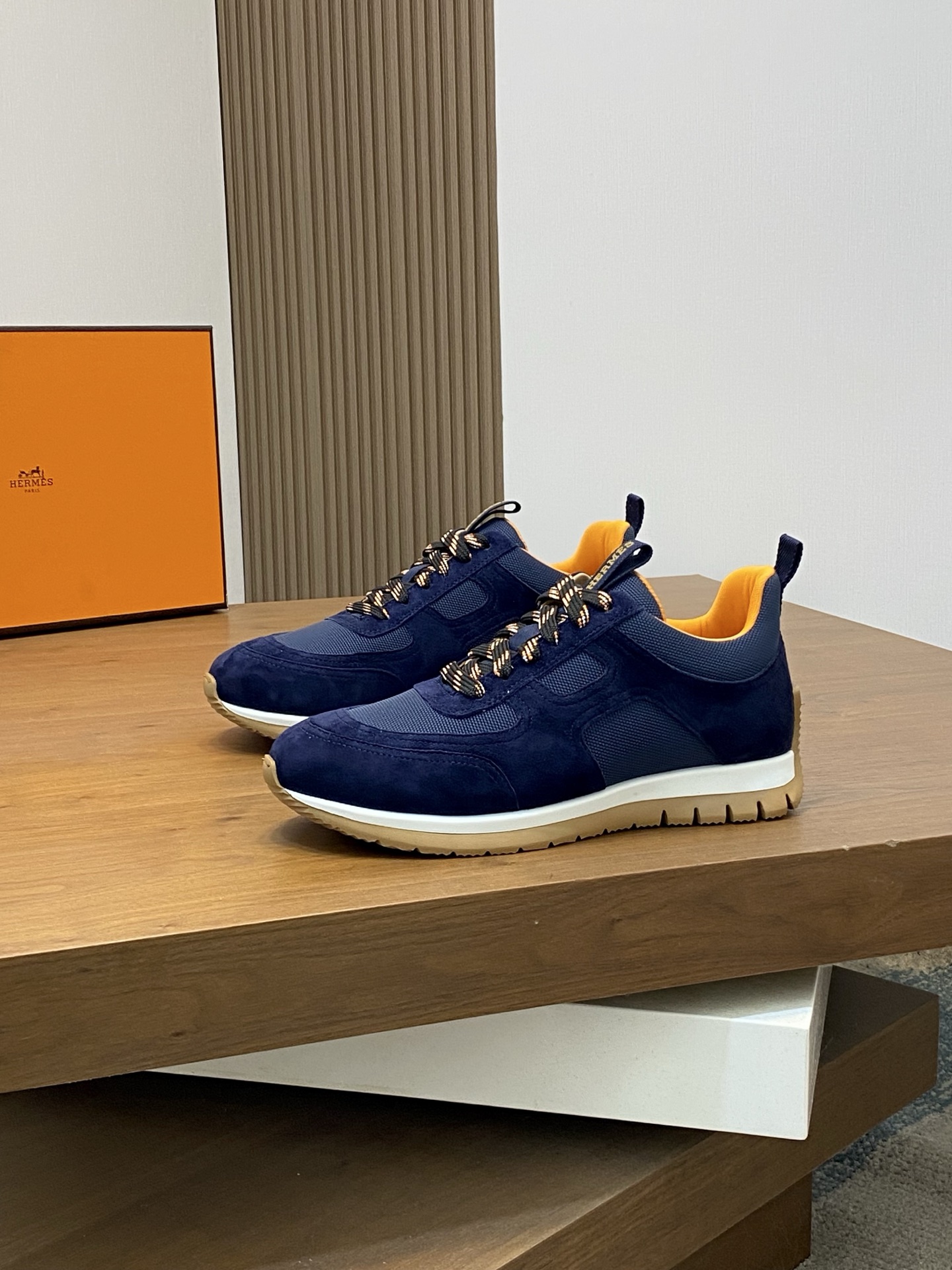 [HERMES] Hermes - Calidad de gama alta Original único - Superior: Napa de piel de becerro con malla 
