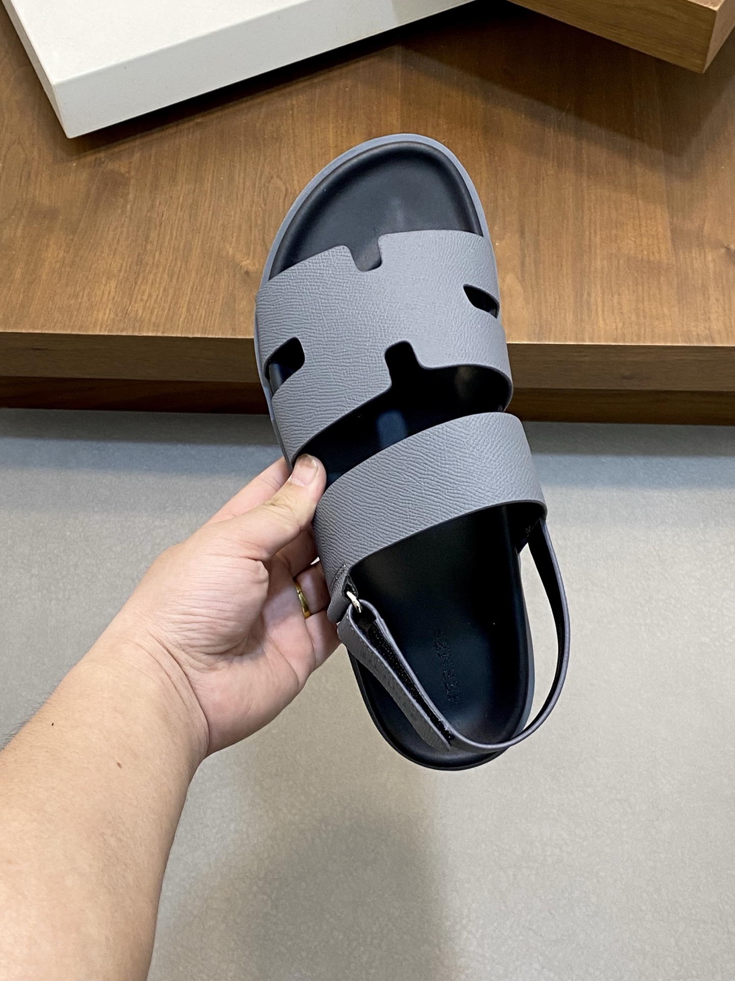 Hermes Men's Leather Sandal, Comfortable & Stylish Summer Footwear 8 i1742834419946 5709 0 6
