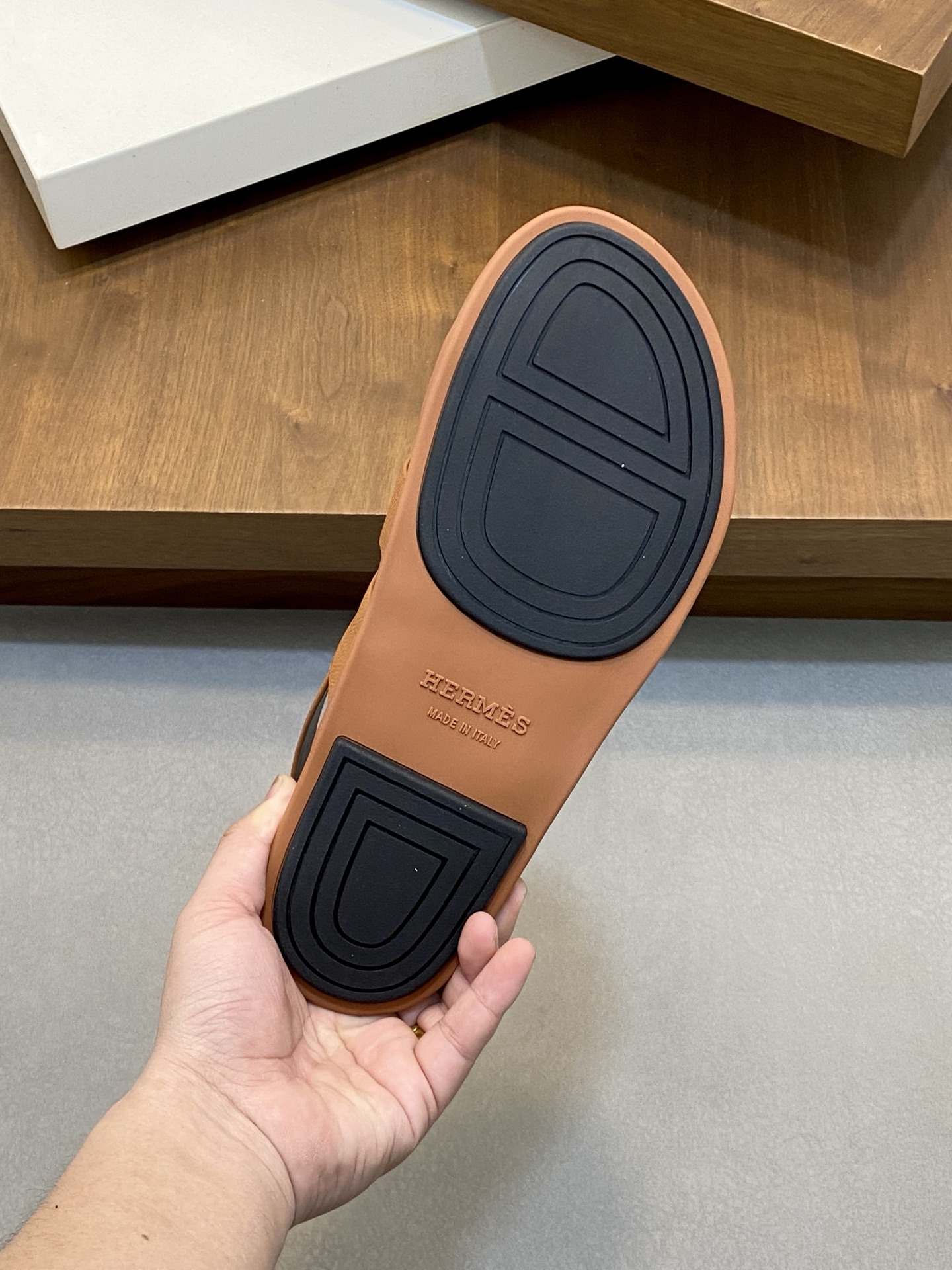 Hermes Brown Leather Sandals for Men | New Arrival 9 i1742834601918 57 0 7