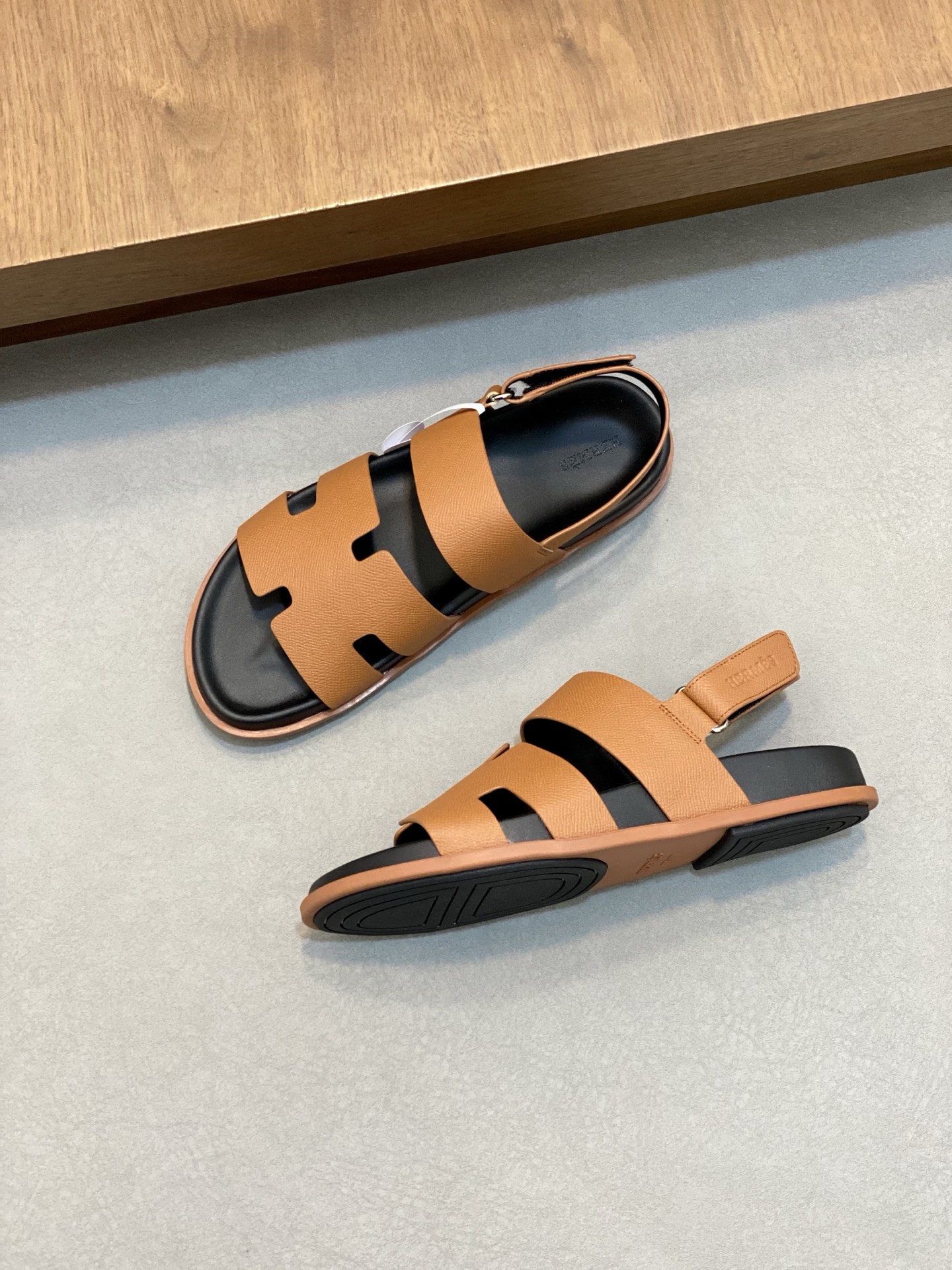Hermes Brown Leather Sandals for Men | New Arrival 7 i1742834602072 9260 0 5