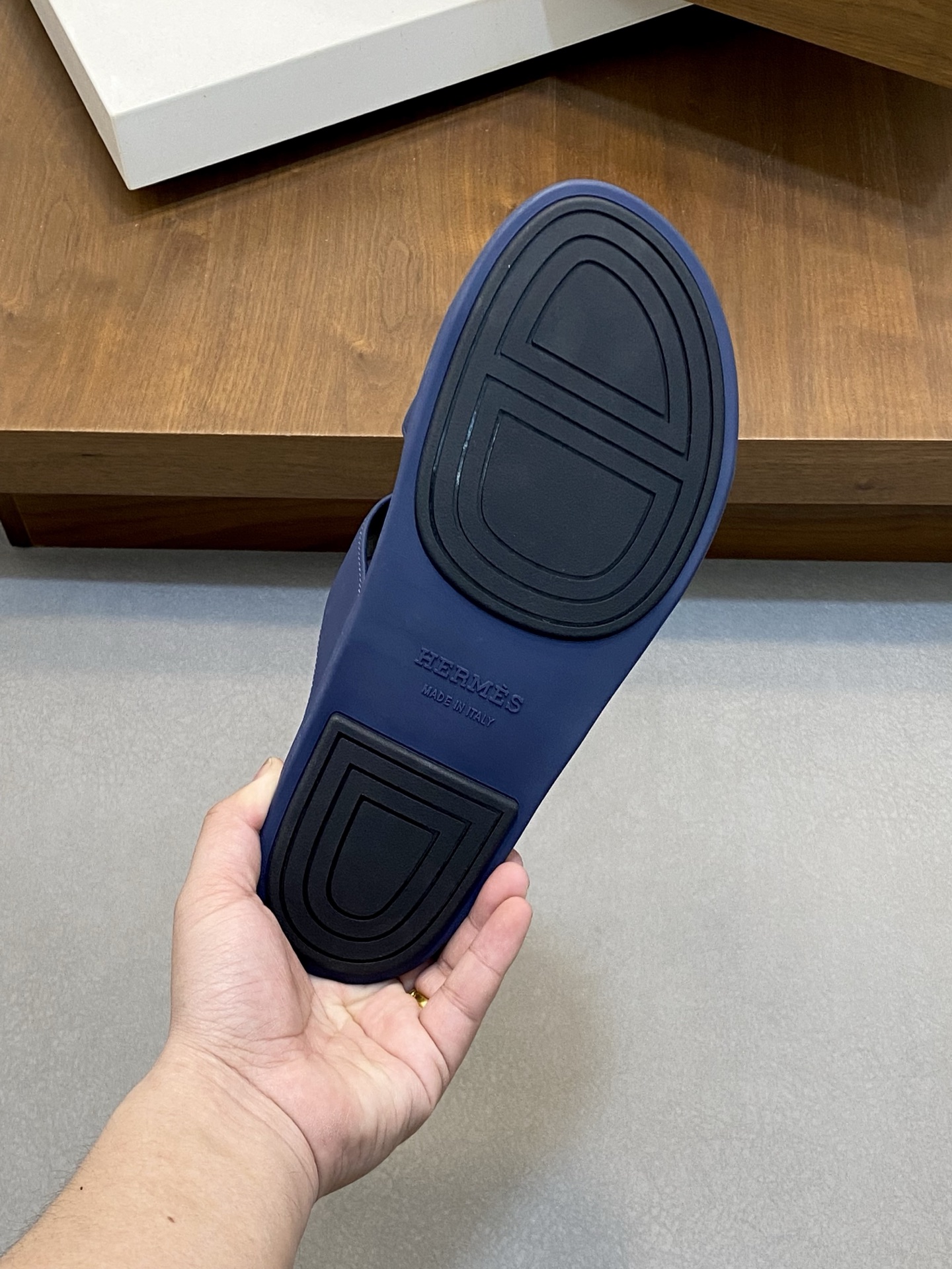 Hermes Men's Sandal Leather Upper Rubber Sole, Comfortable & Stylish 9 i1742835128960 1671 0 7