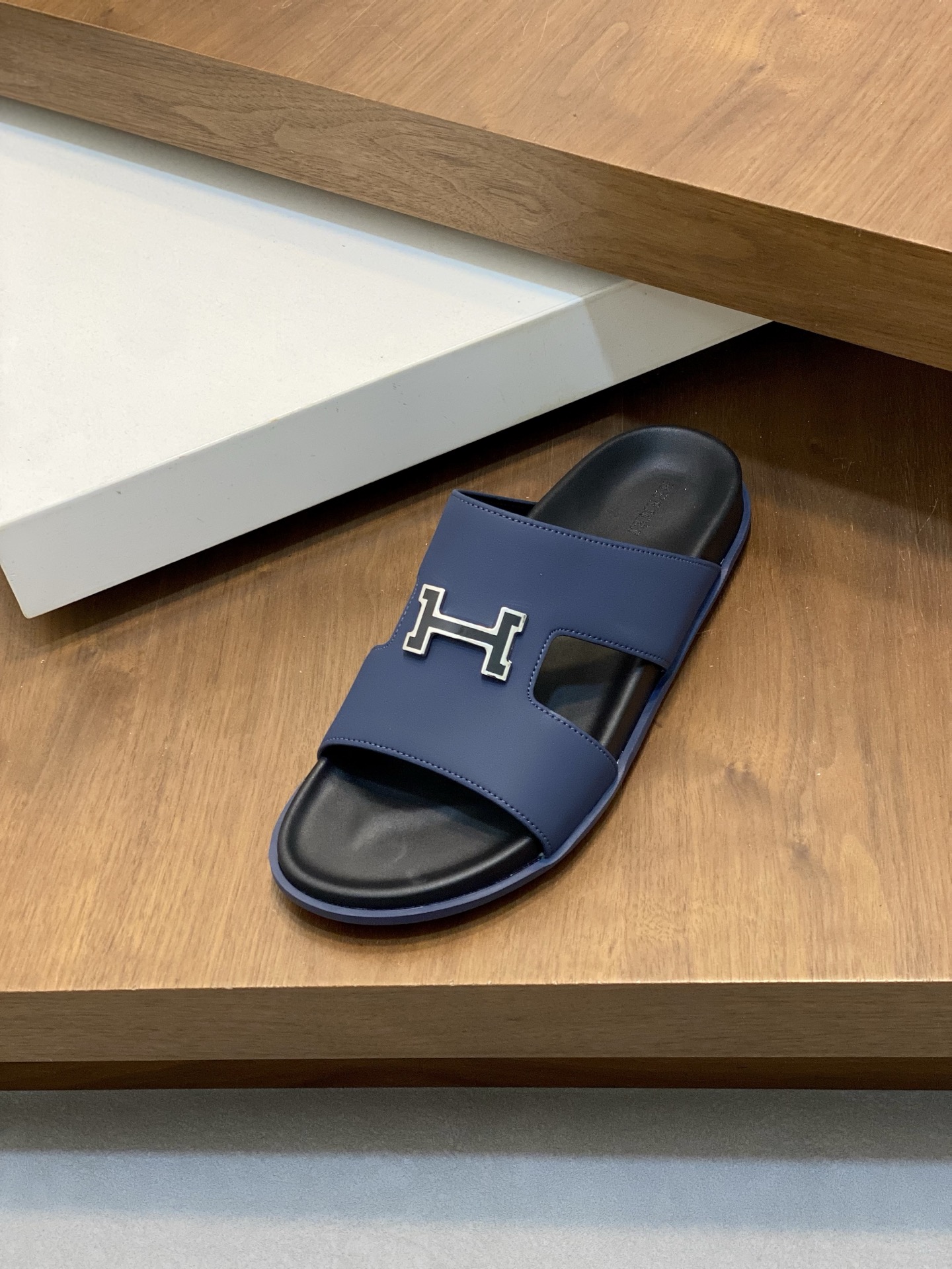 Hermes Men's Sandal Leather Upper Rubber Sole, Comfortable & Stylish 10 i1742835134059 9729 0 8
