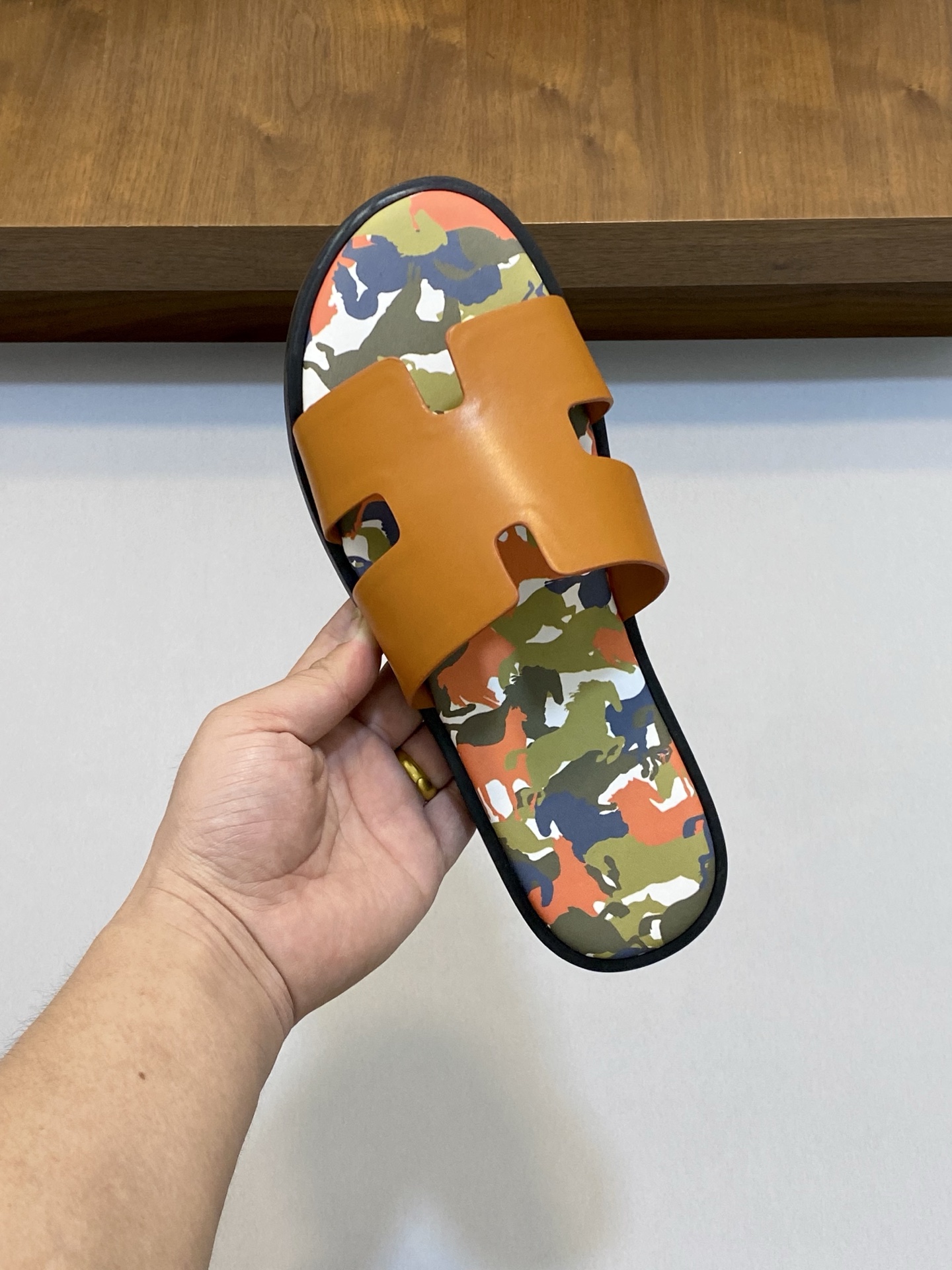 Hermes Men's Leather Sandals - Stylish & Comfortable Summer Slides, Sizes 39-44 5 i1742923690584 1115 0 3