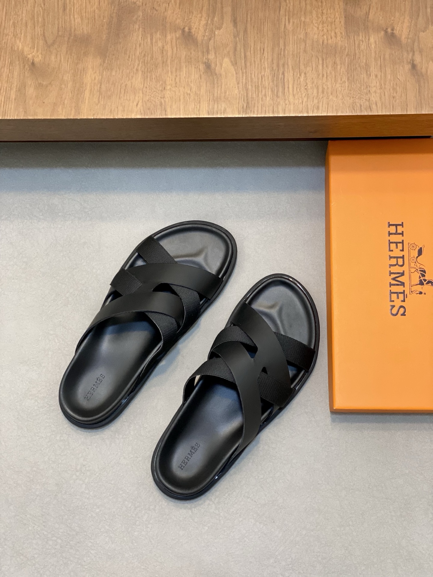 Hermes Men's Leather Sandals, Comfortable and Stylish Summer Slides 3 i1742923805286 865 0 1