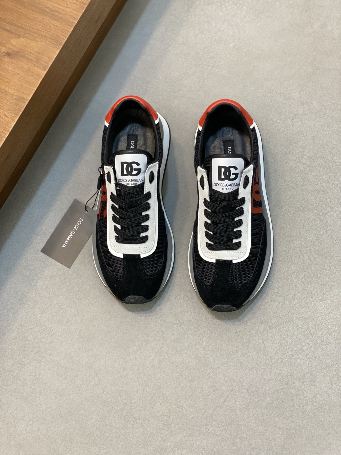 --Nuevo--Dolce&Gabbana--DG de gama alta de los hombres zapatos deportivo-casual. Mostrador superior 