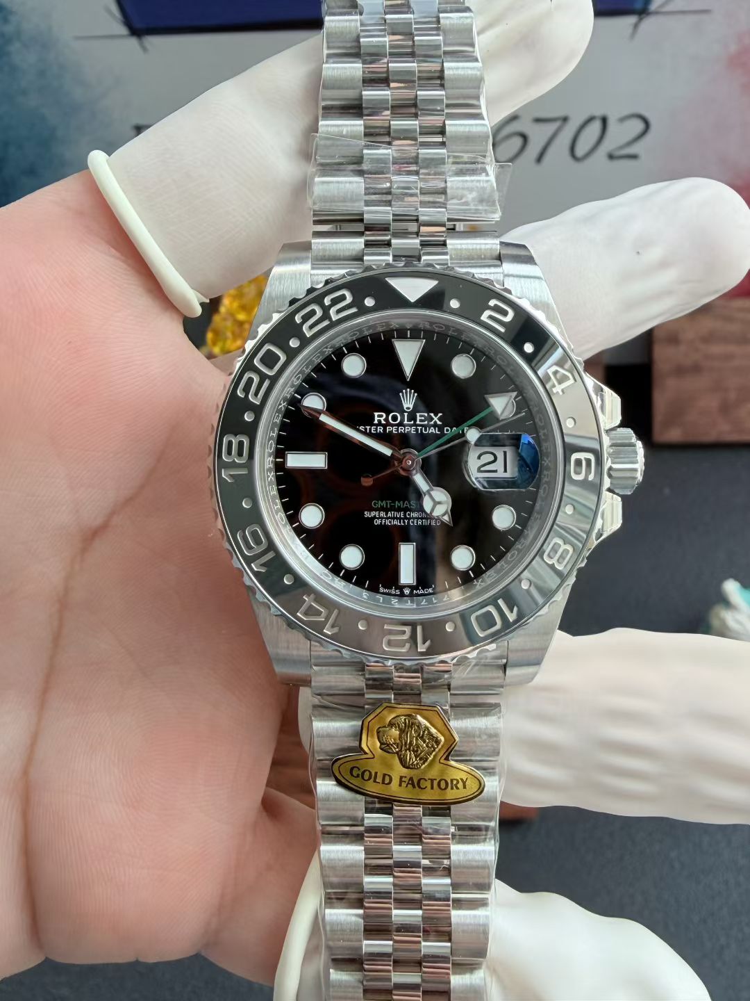 NO:617711,New product from Dog Factory, V4 version Greenwich preserved egg ring,19860909狗厂新品,V4版本格林尼治皮蛋圈,,Watch