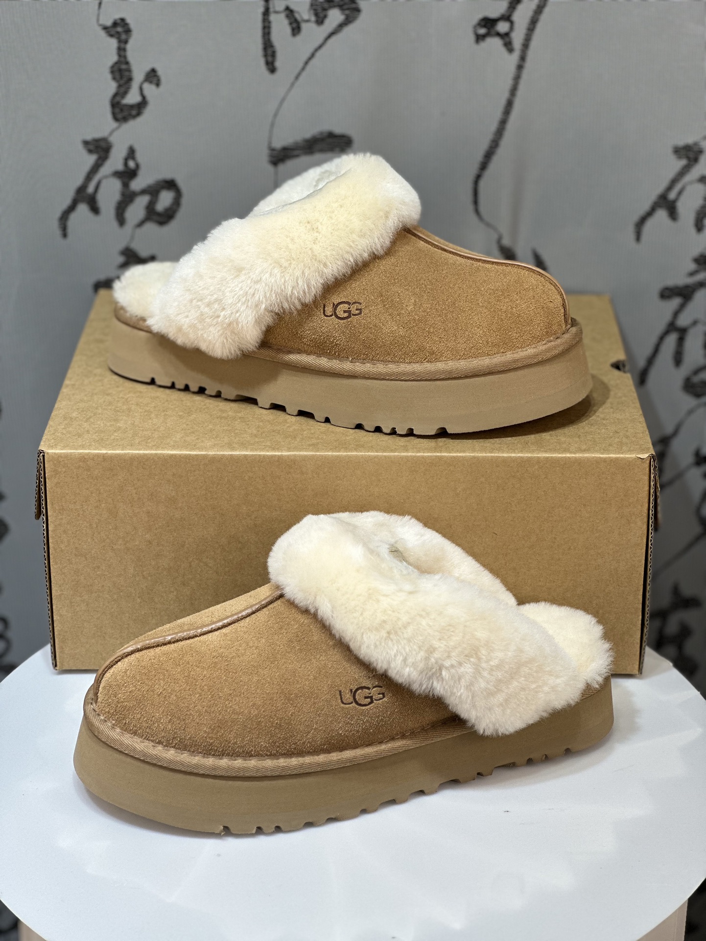 ▪️UGG 上新合集🆕 冬季 外贸平台专供版本 组合厚底 轻便防滑 真羊皮毛一体