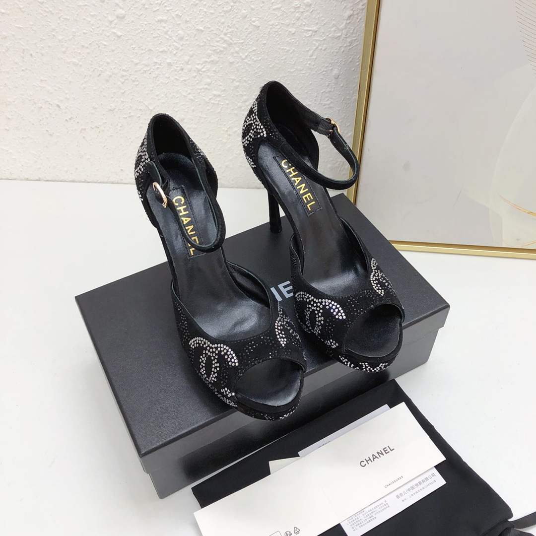 Réplica AAA+ Diseñador
 Chanel Zapatos de tacón alto Dermis Piel de oveja Colección primavera – verano