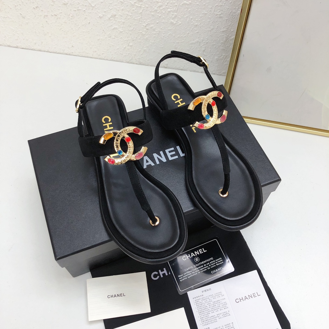 Chanel Zapatos Sandalias Comprar la mejor alta calidad
 Cuero de vaca Dermis Piel oveja Colección primavera – verano