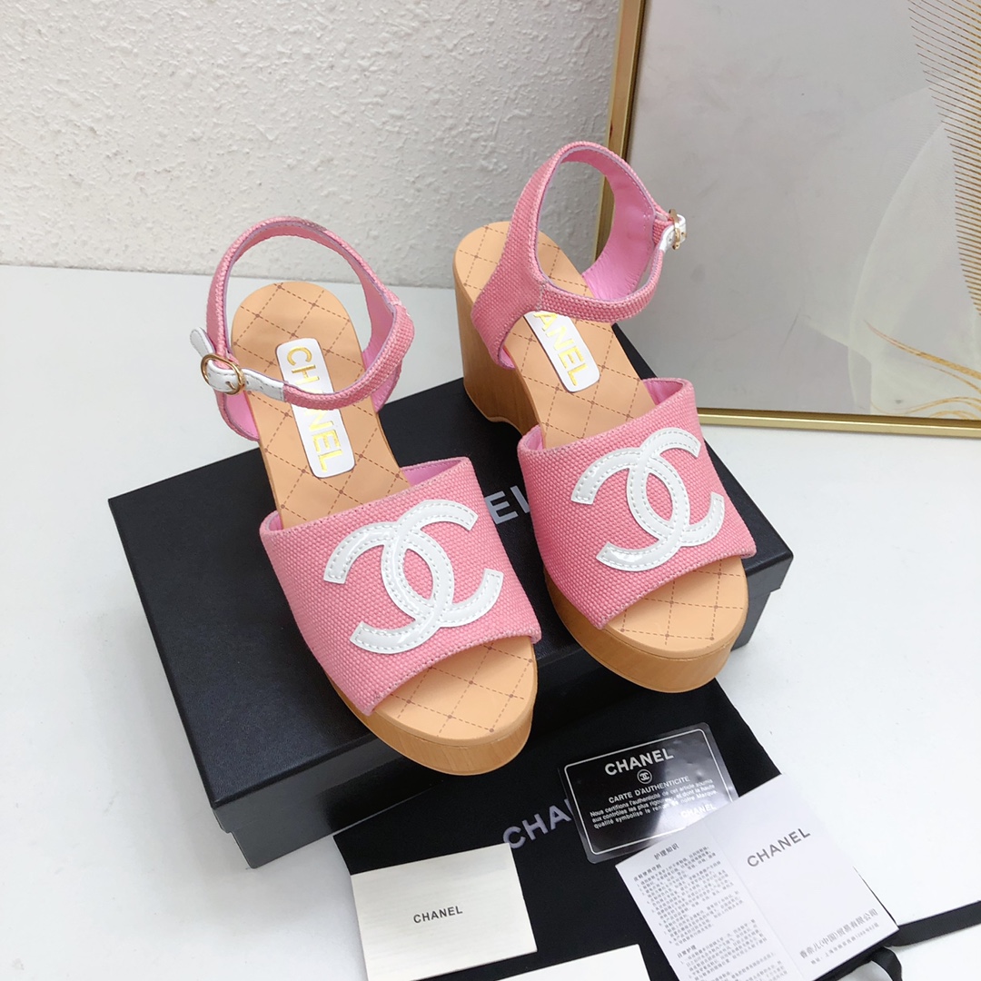 Chanel AAAAA+
 Zapatos Sandalias Pantuflas Piel de oveja Colección primavera – verano