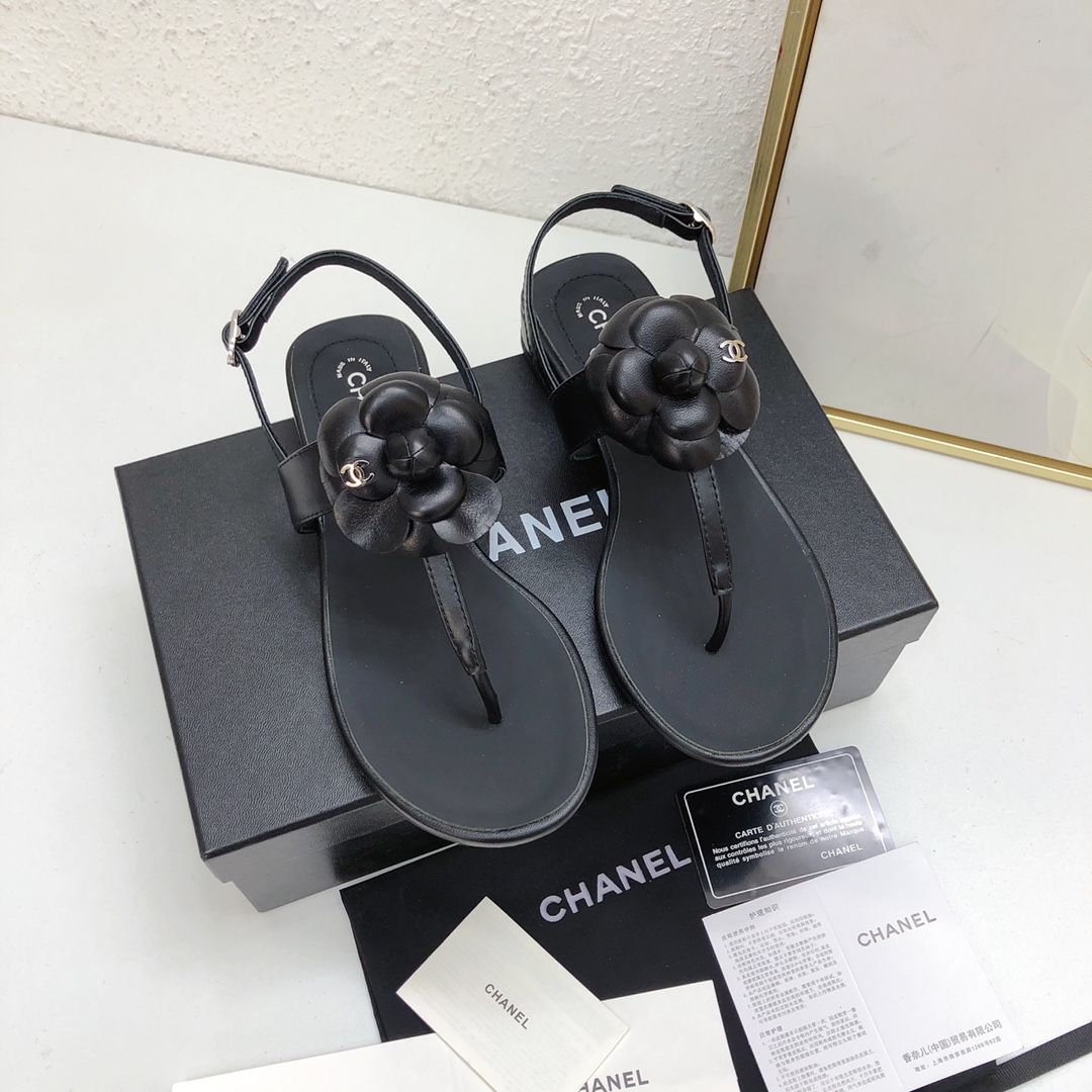 Chanel Zapatos Sandalias Réplica de la más alta calidad
 Dermis Piel oveja Colección primavera – verano