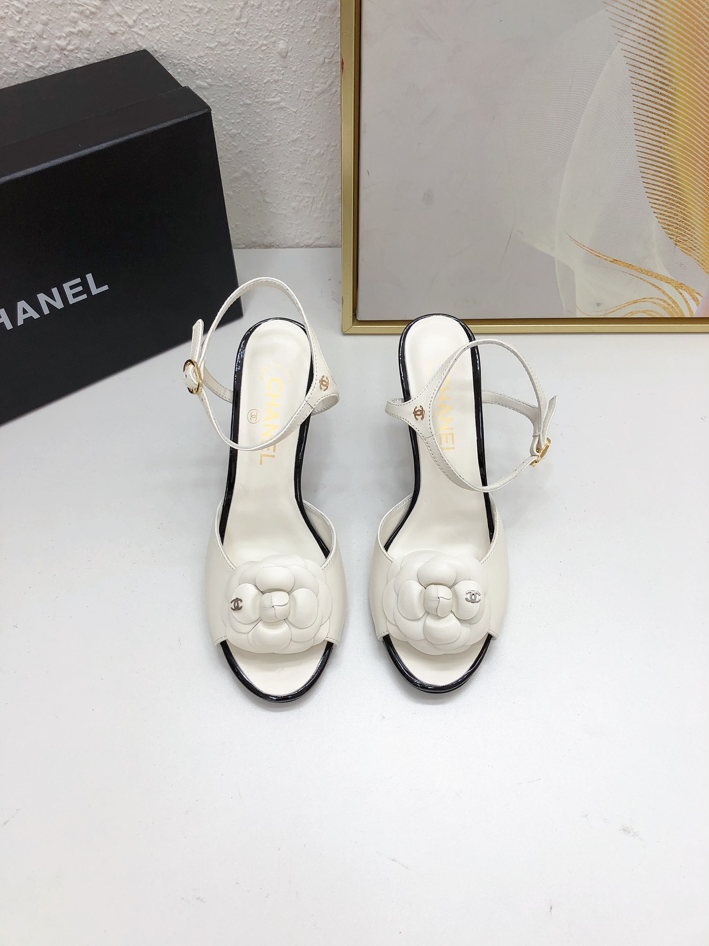 Chanel Zapatos Sandalias Calidad perfecta
 Piel de oveja Colección primavera – verano